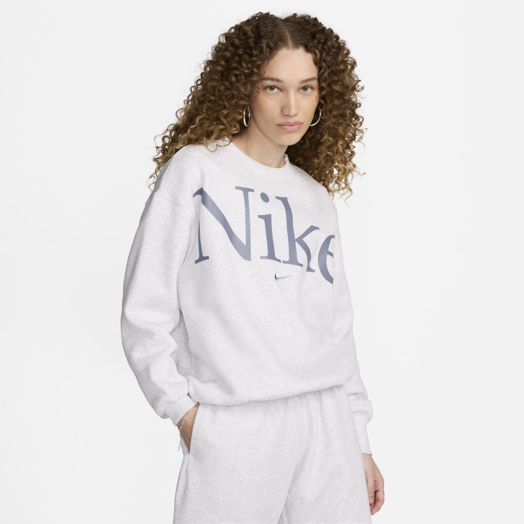 Nike Sportswear Phoenix Fleece, Abedul Brezo/Pizarra Ceniza/Azul Marino Claro, hi-res