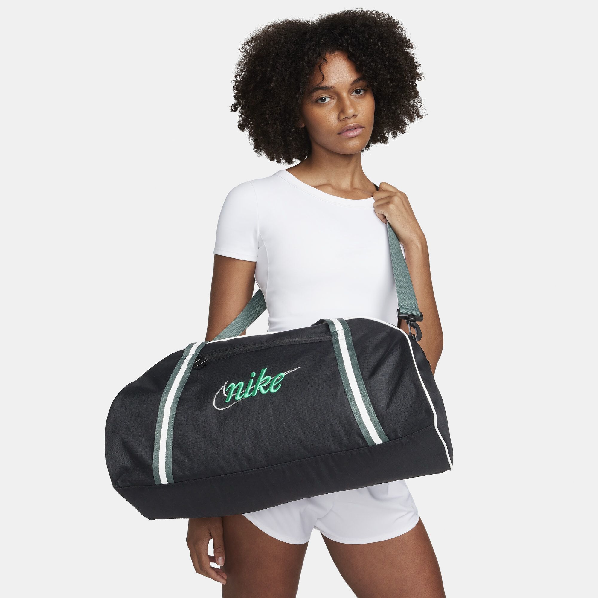 Nike Gym Club, Negro/Verde vintage/Verde estadio, hi-res