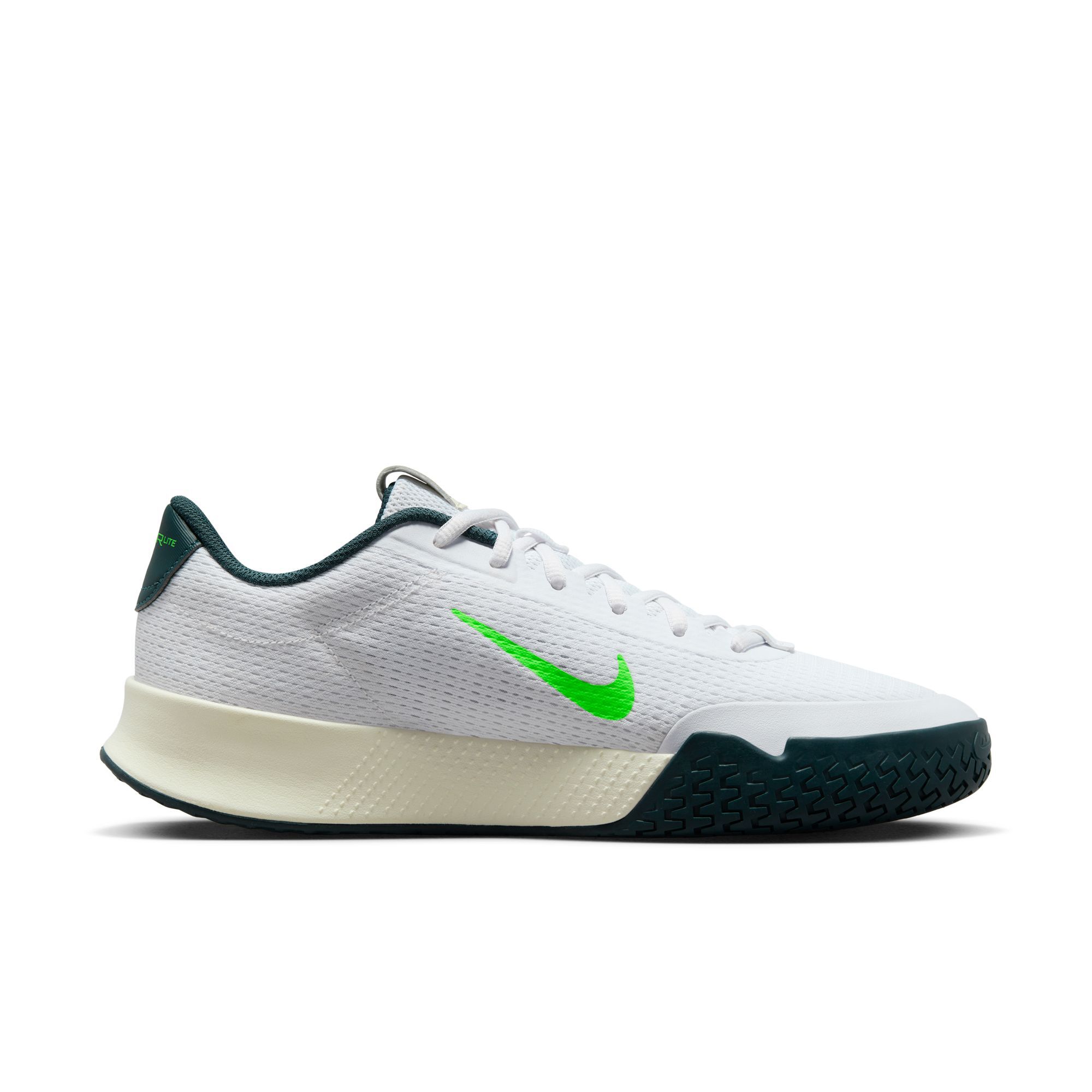 NikeCourt Vapor Lite 2, Blanco/Huelga Verde-Selva Profunda, hi-res