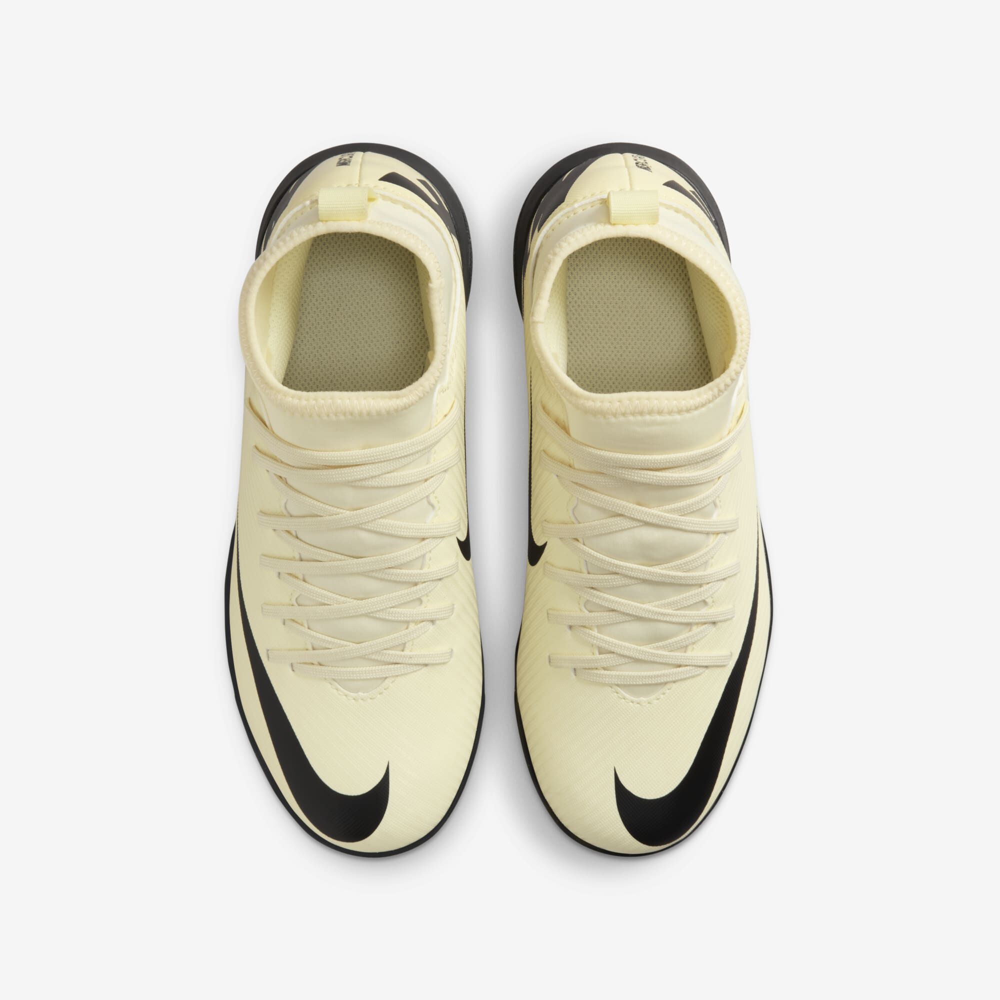 Nike Jr. Mercurial Superfly 9 Club, Lemonade/Negro, hi-res