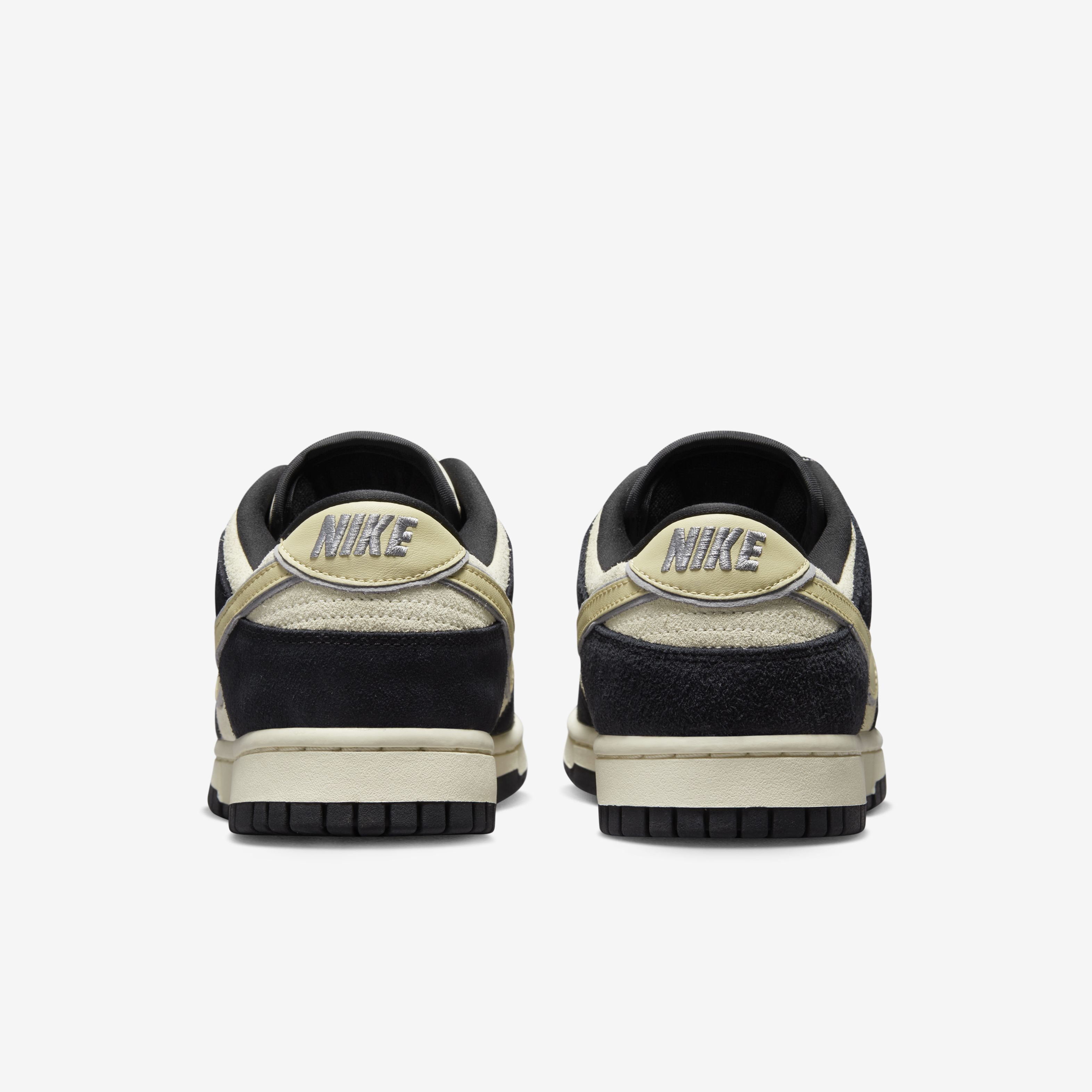 Nike Dunk Low LX, Negro/Leche de coco/Gris partícula/Oro team, hi-res