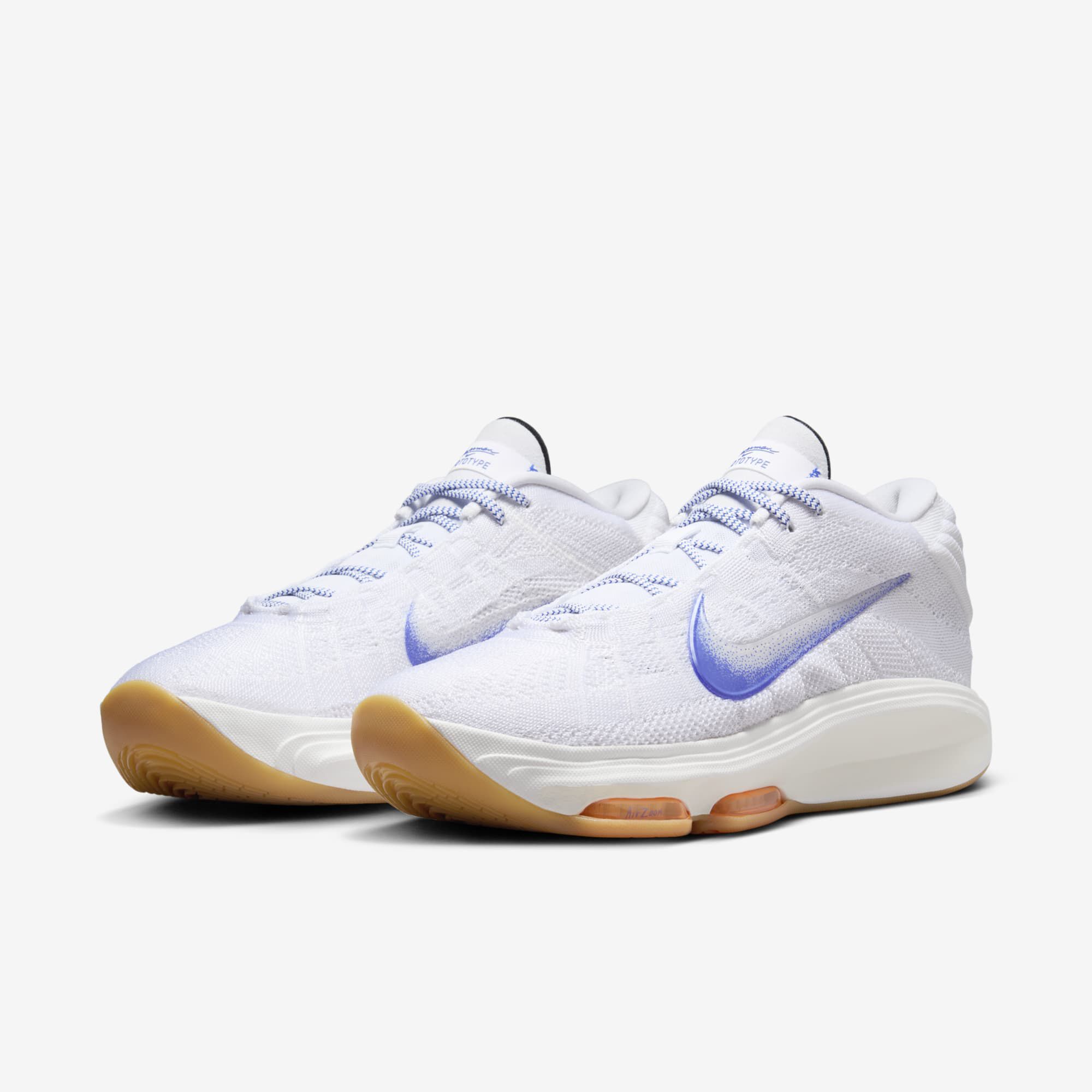 Nike G.T. Hustle 3 Blueprint, Blanco/Fantasma/Naranja total/Azul carrera, hi-res