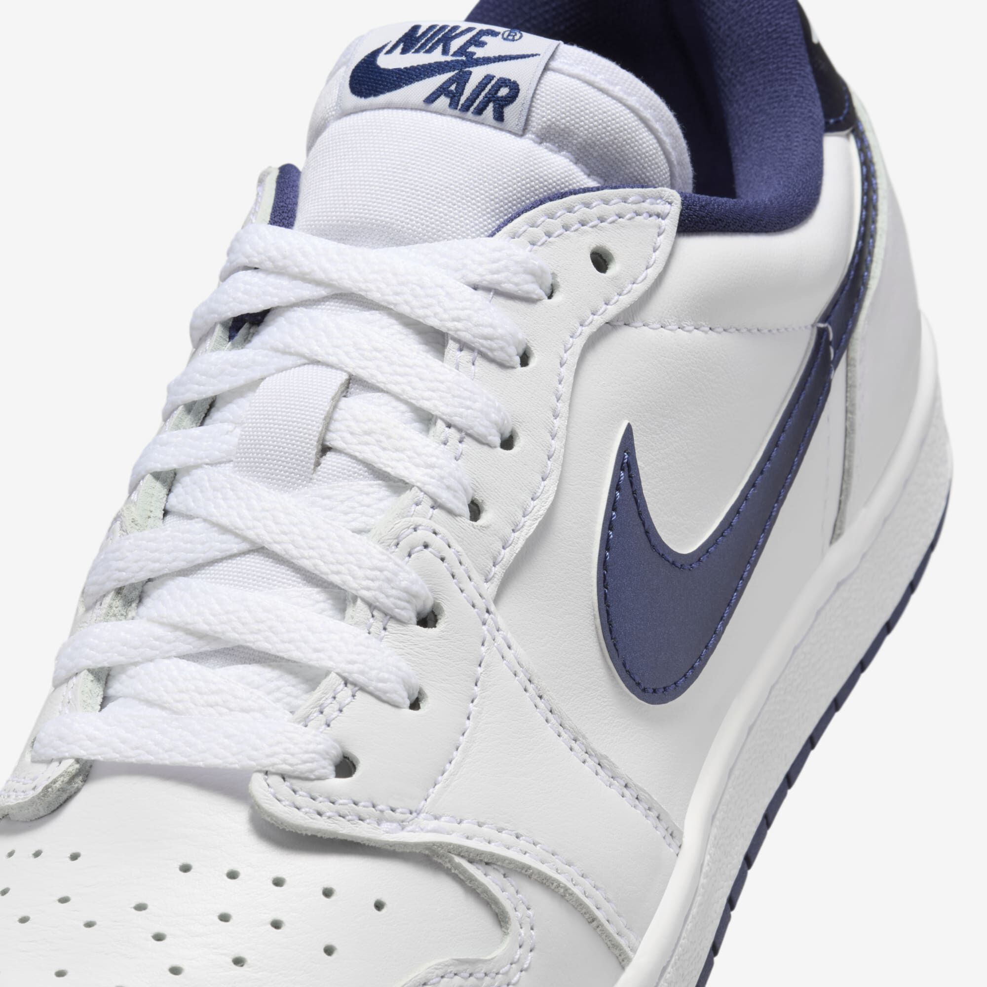 Air Jordan 1 Low 85, Blanco/Azul Marino-Blanco, hi-res