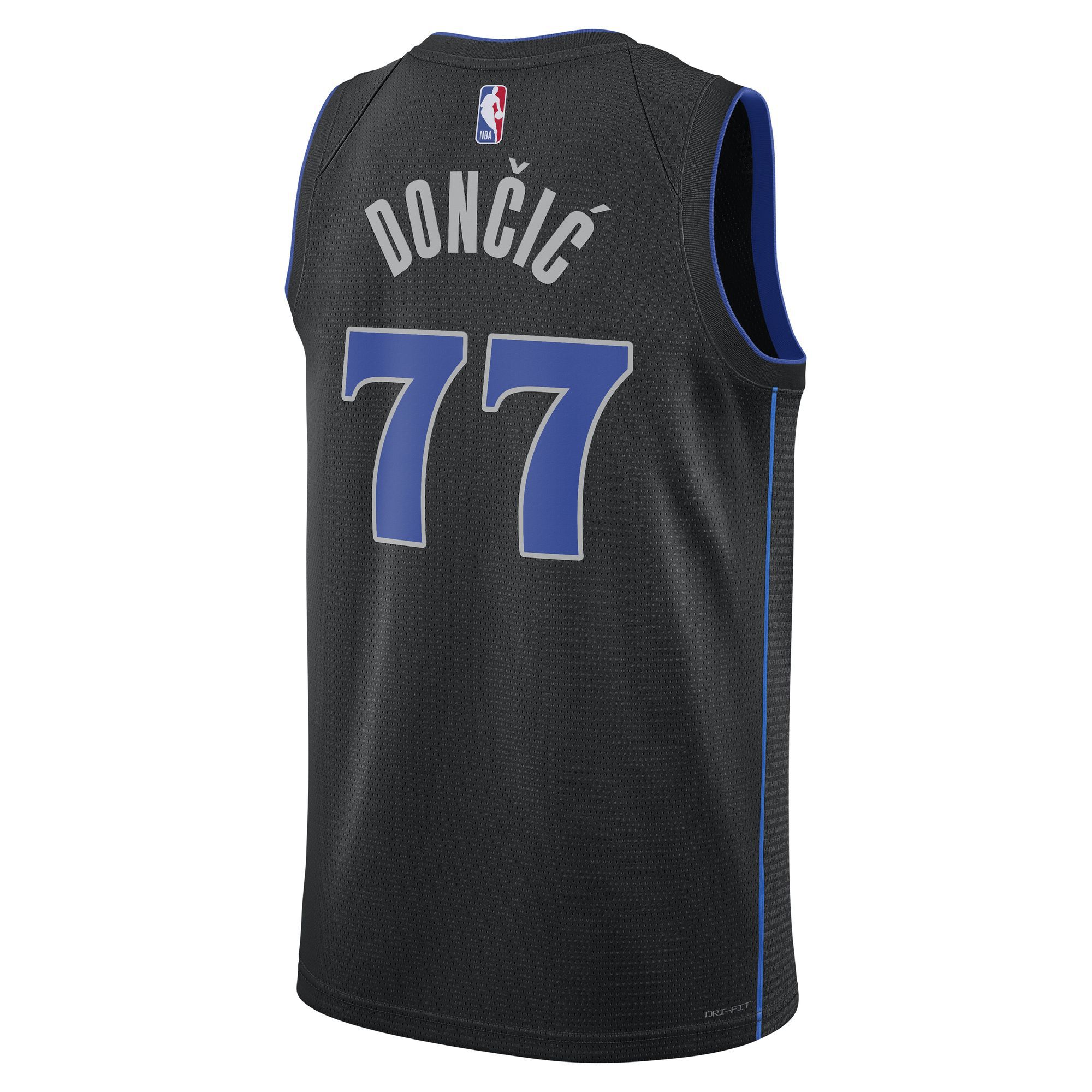 Luka Doncic Dallas Mavericks 2023/24 City Edition, Negro, hi-res