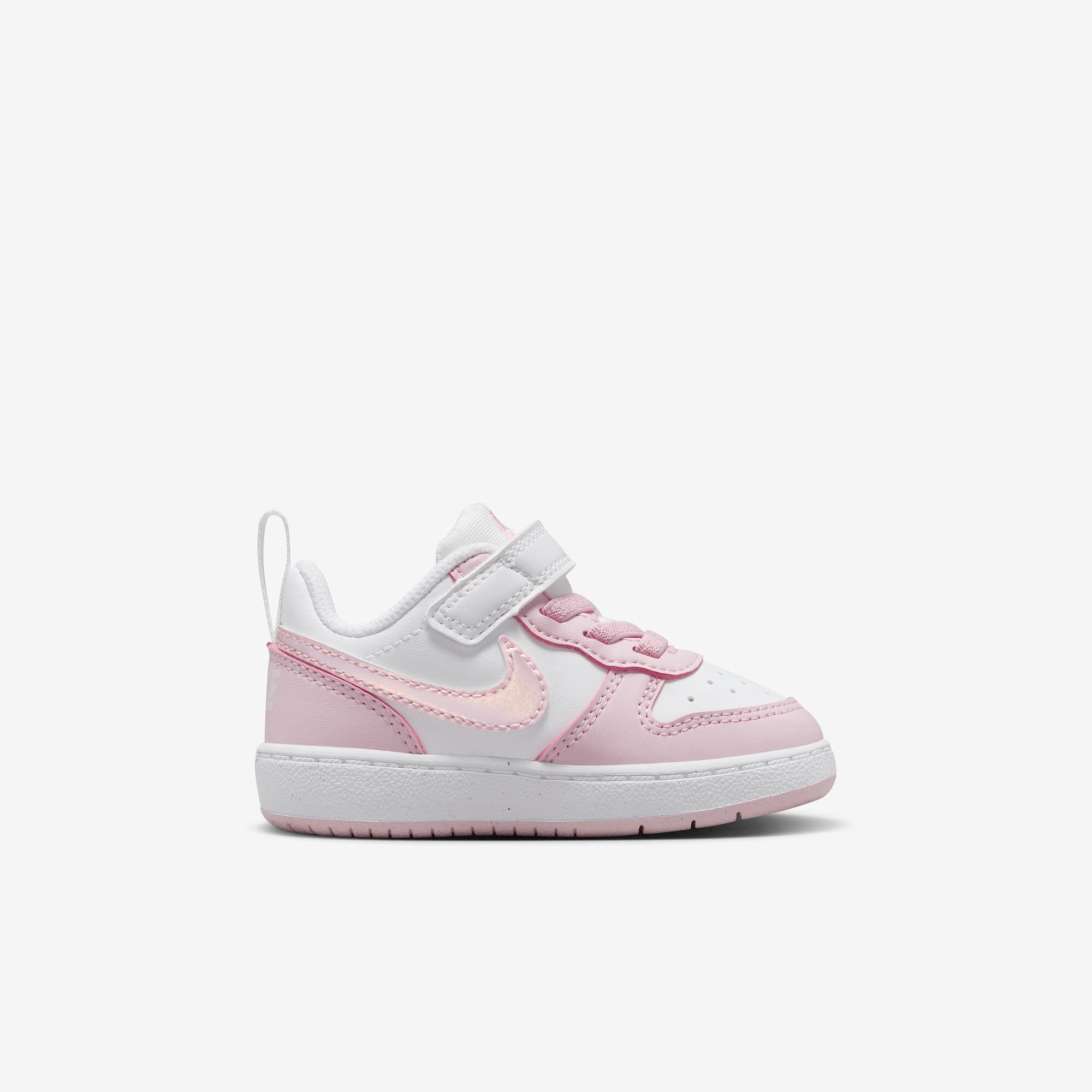 Nike Court Borough Low Recraft, Blanco/Espuma Rosa, hi-res