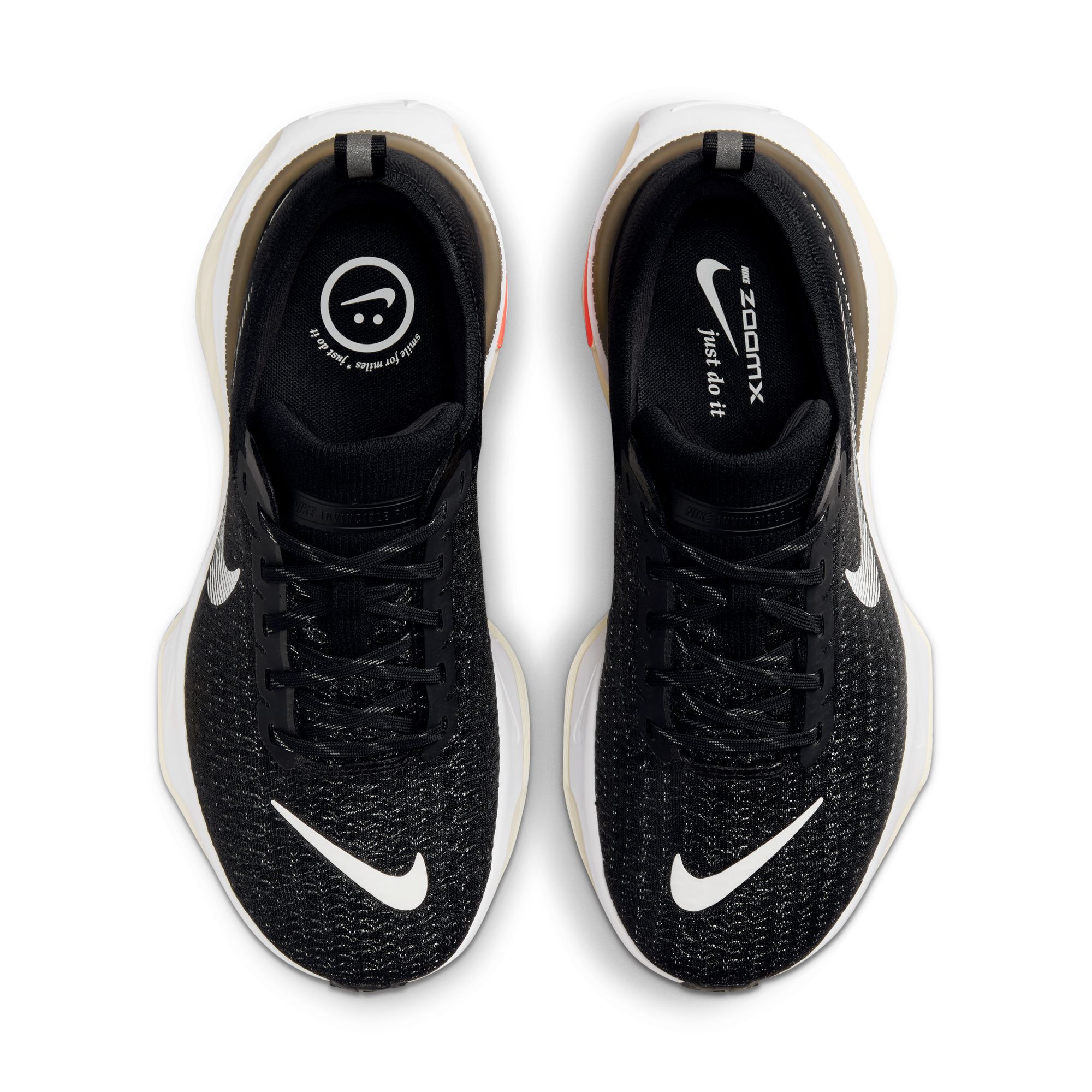 Nike Invincible Run 3 (Extra Wide), Negro/Blanco-Leche De Coco-Carmesí Brillante, hi-res