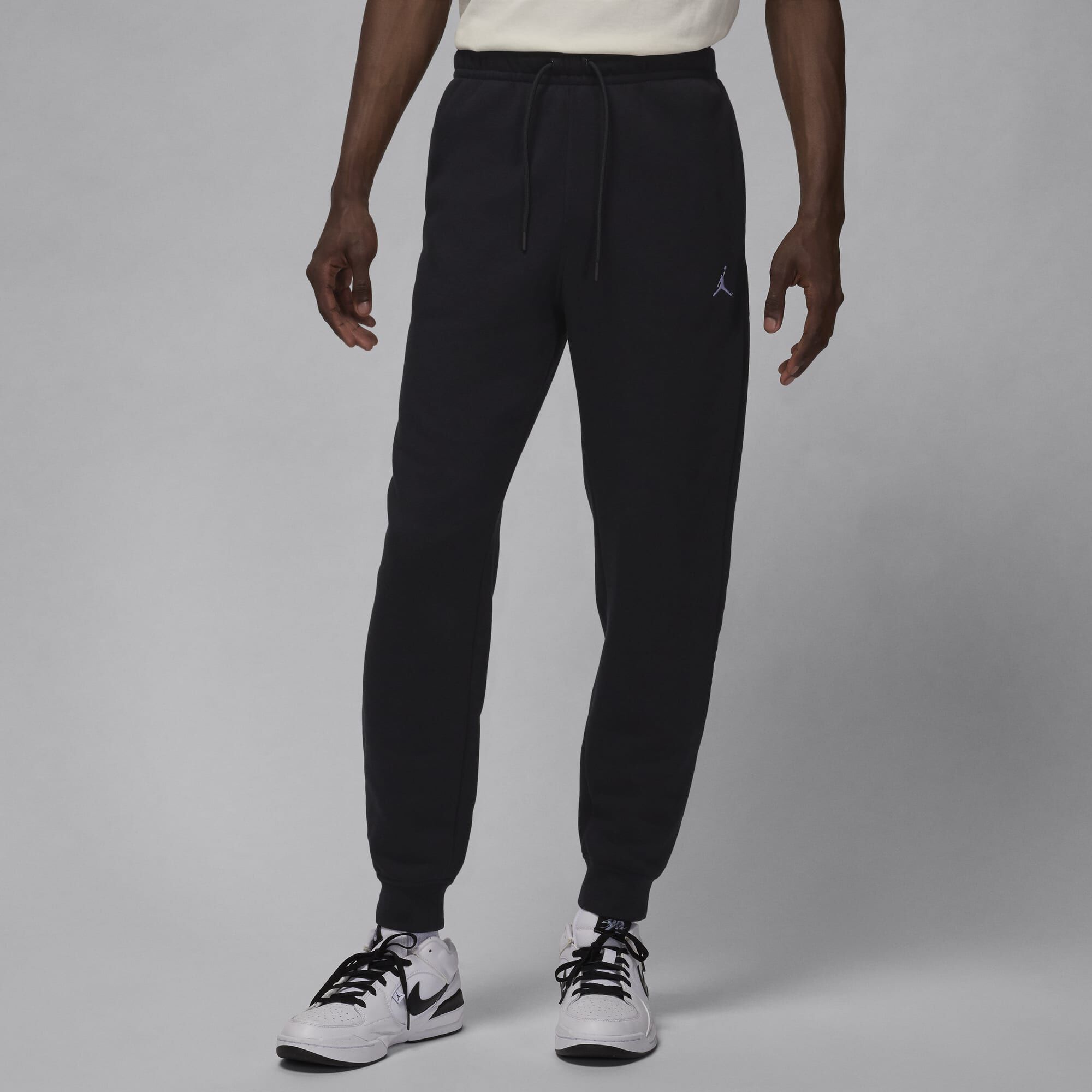 Jordan Brooklyn Fleece, Negro/Blanco, hi-res