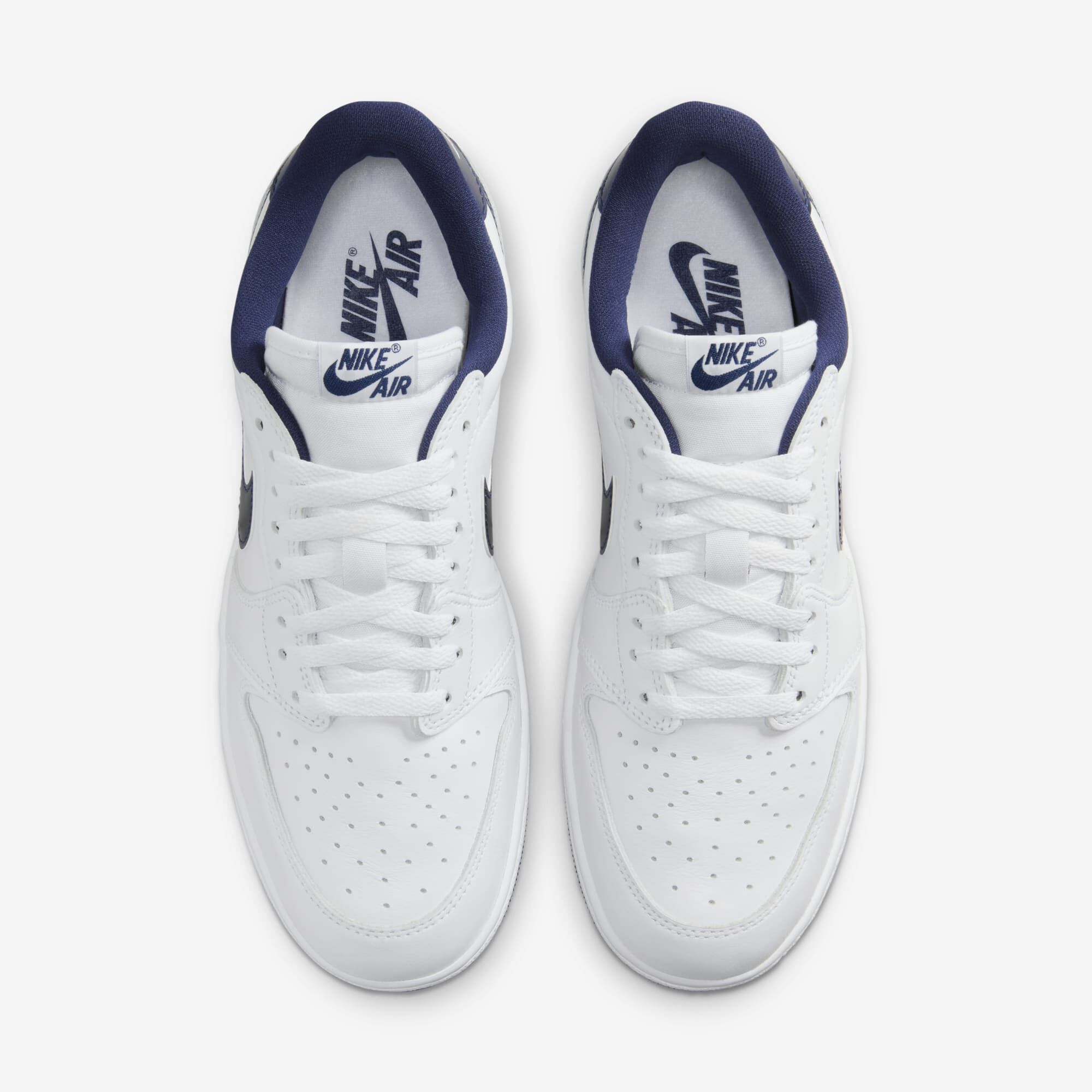 Air Jordan 1 Low 85, Blanco/Azul Marino-Blanco, hi-res