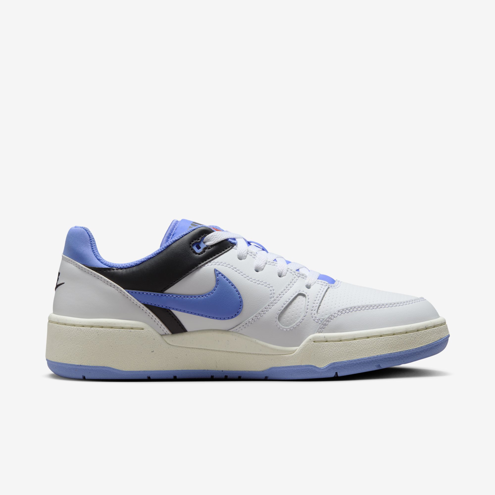 Nike Full Force Low, Blanco/Negro/Vela/Polar, hi-res