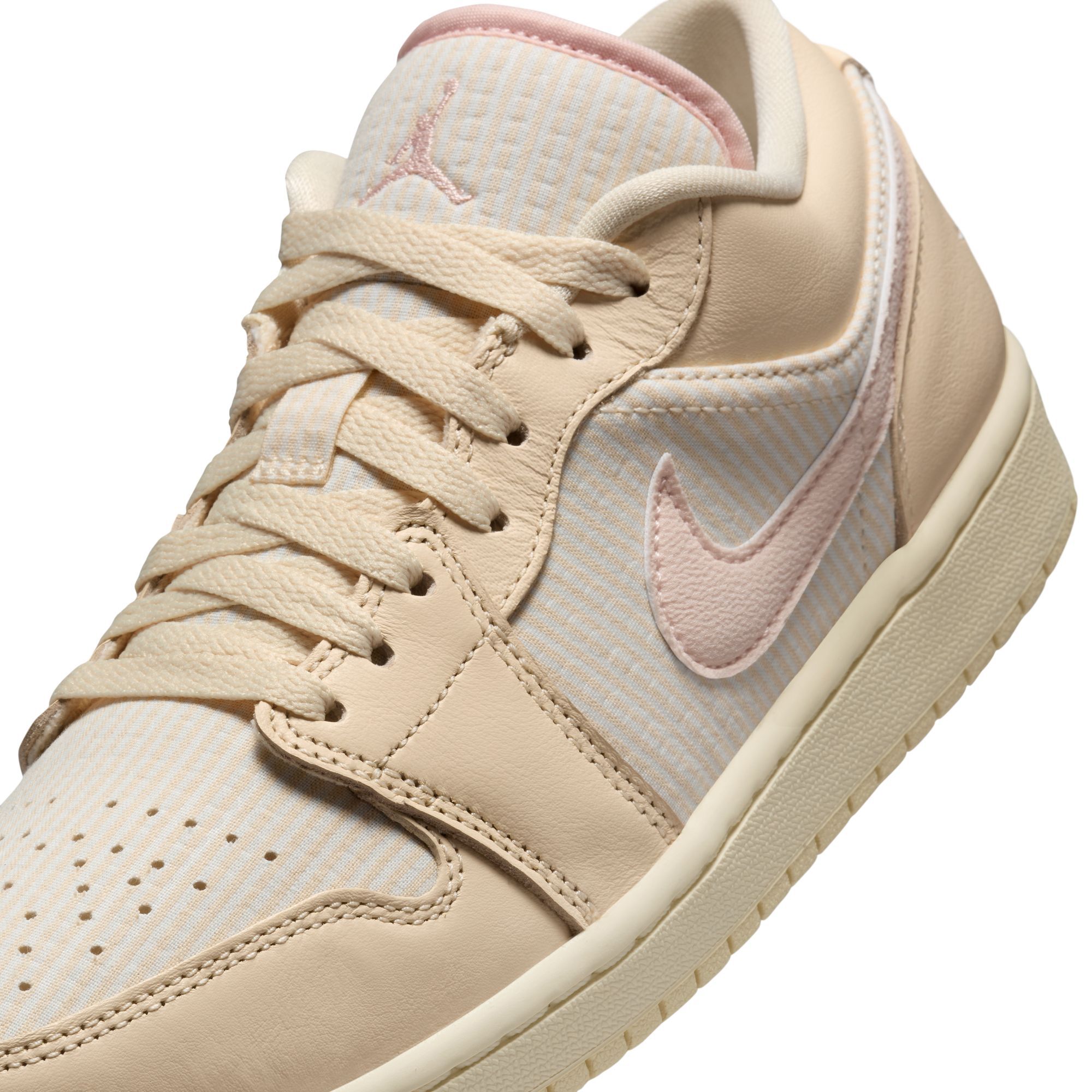 Air Jordan 1 Low SE, Muselina/Rosa Leyenda-Vela-Leche De Coco, hi-res