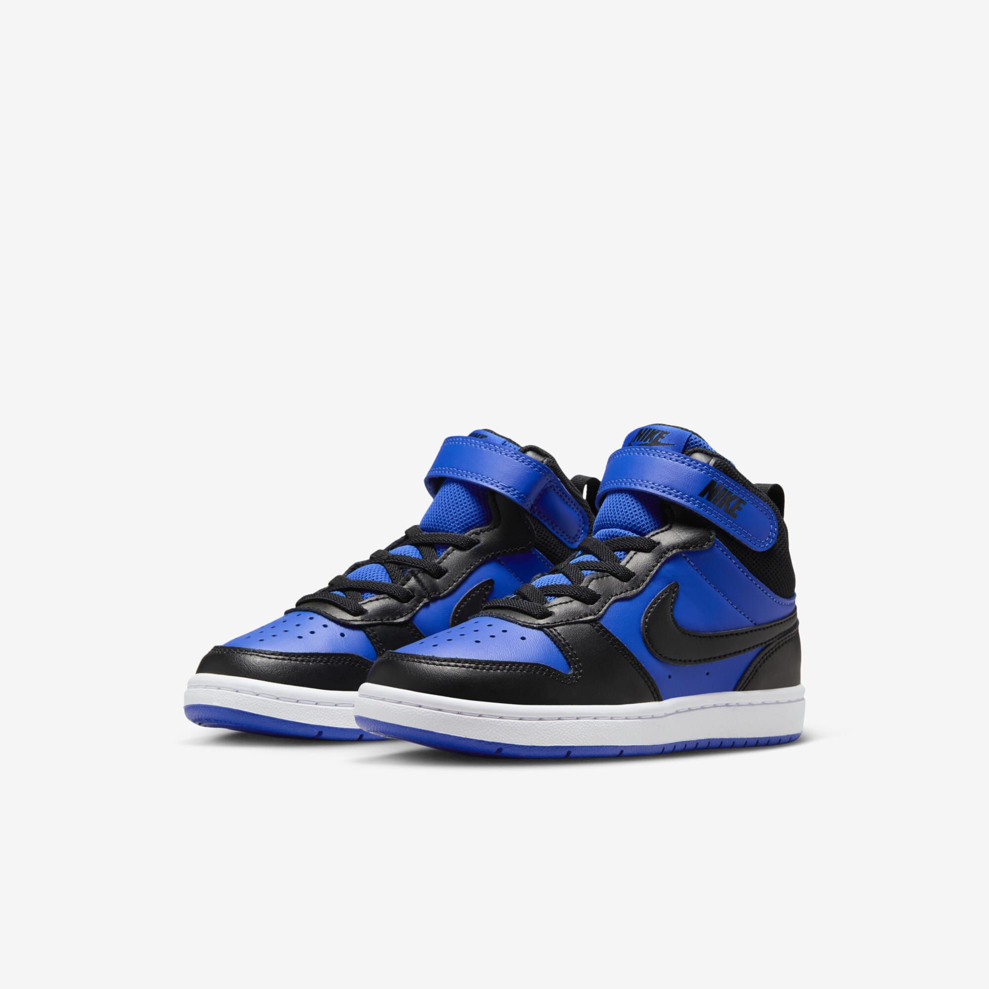 Nike Court Borough Mid 2, Game Royal/Negro-Blanco, hi-res