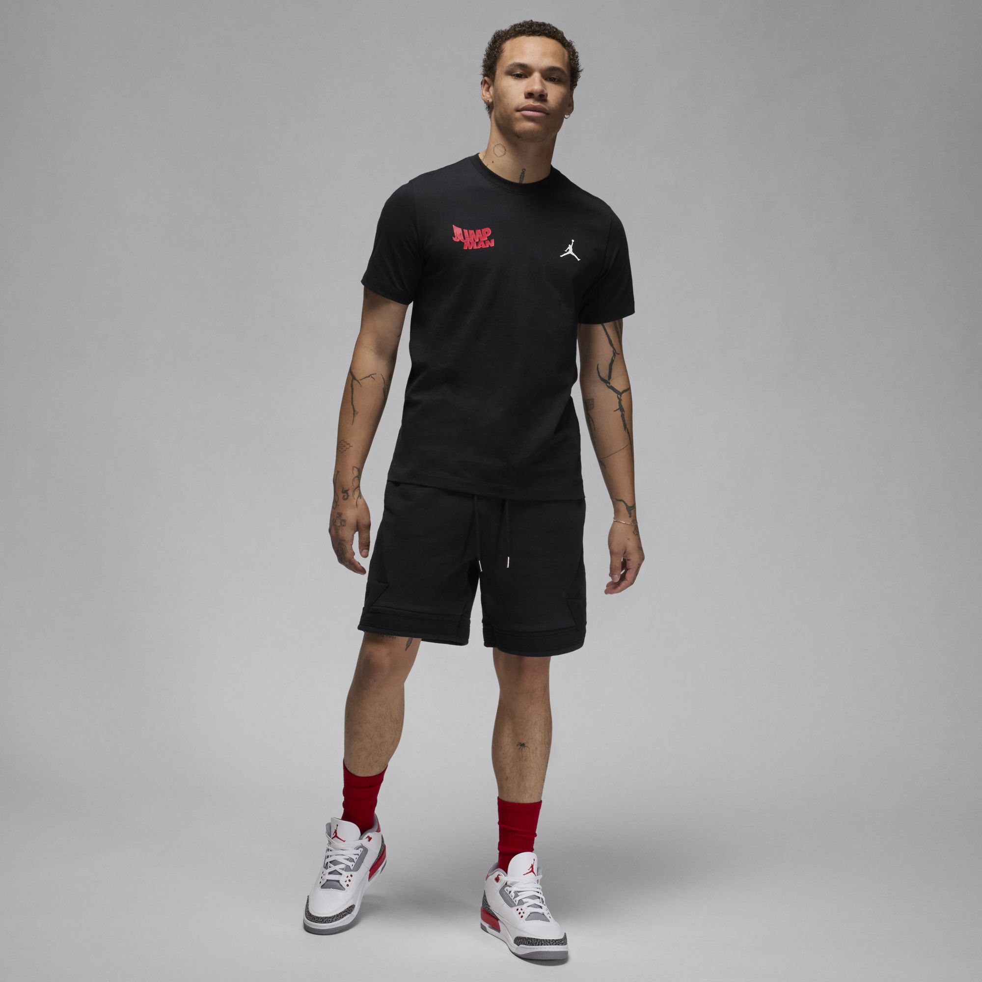 Jordan Brand, Negro/Gimnasio Rojo/Blanco, hi-res