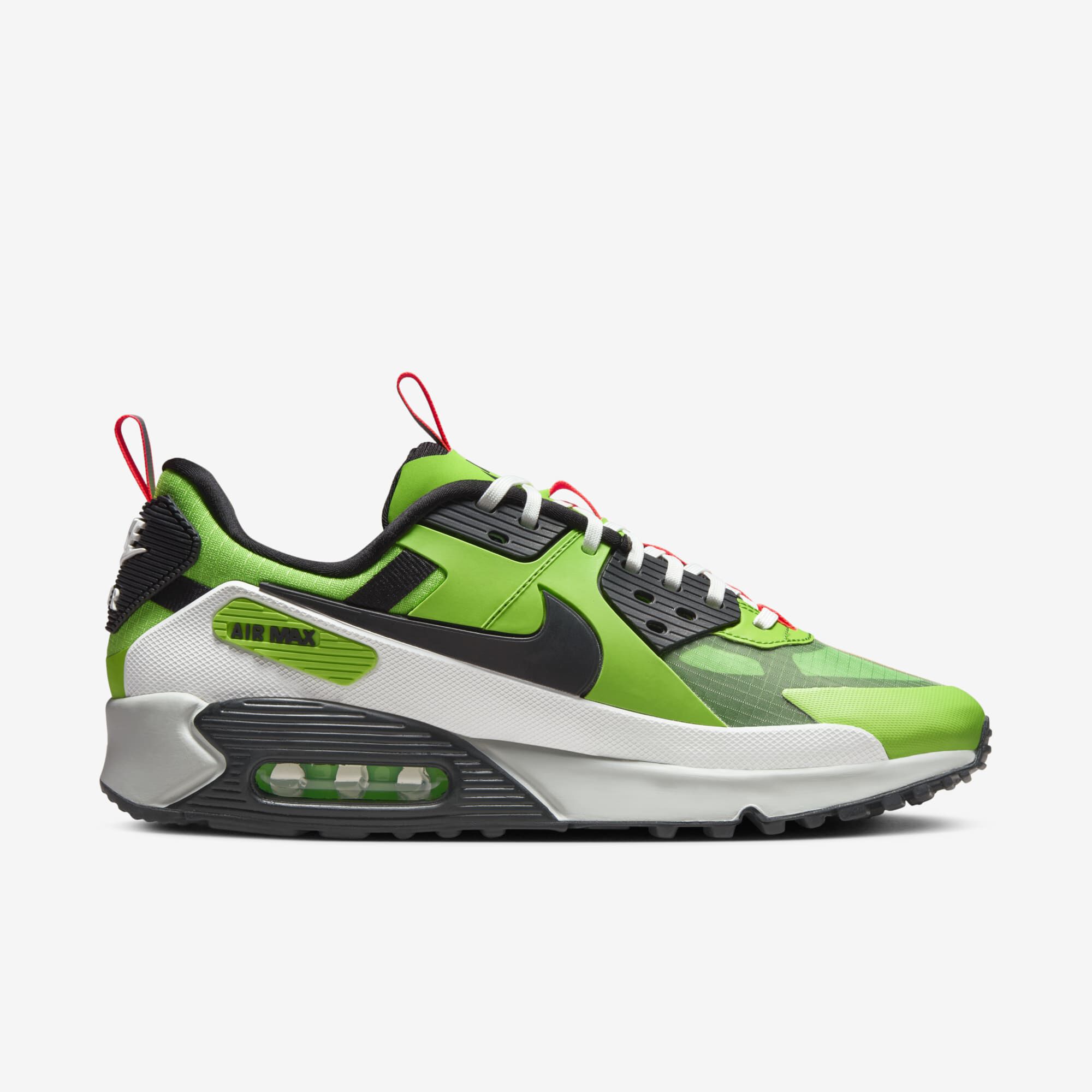 Nike Air Max 90 Drift, Verde Acción/Blanco Cumbre/Carmesí Brillante/Negro, hi-res