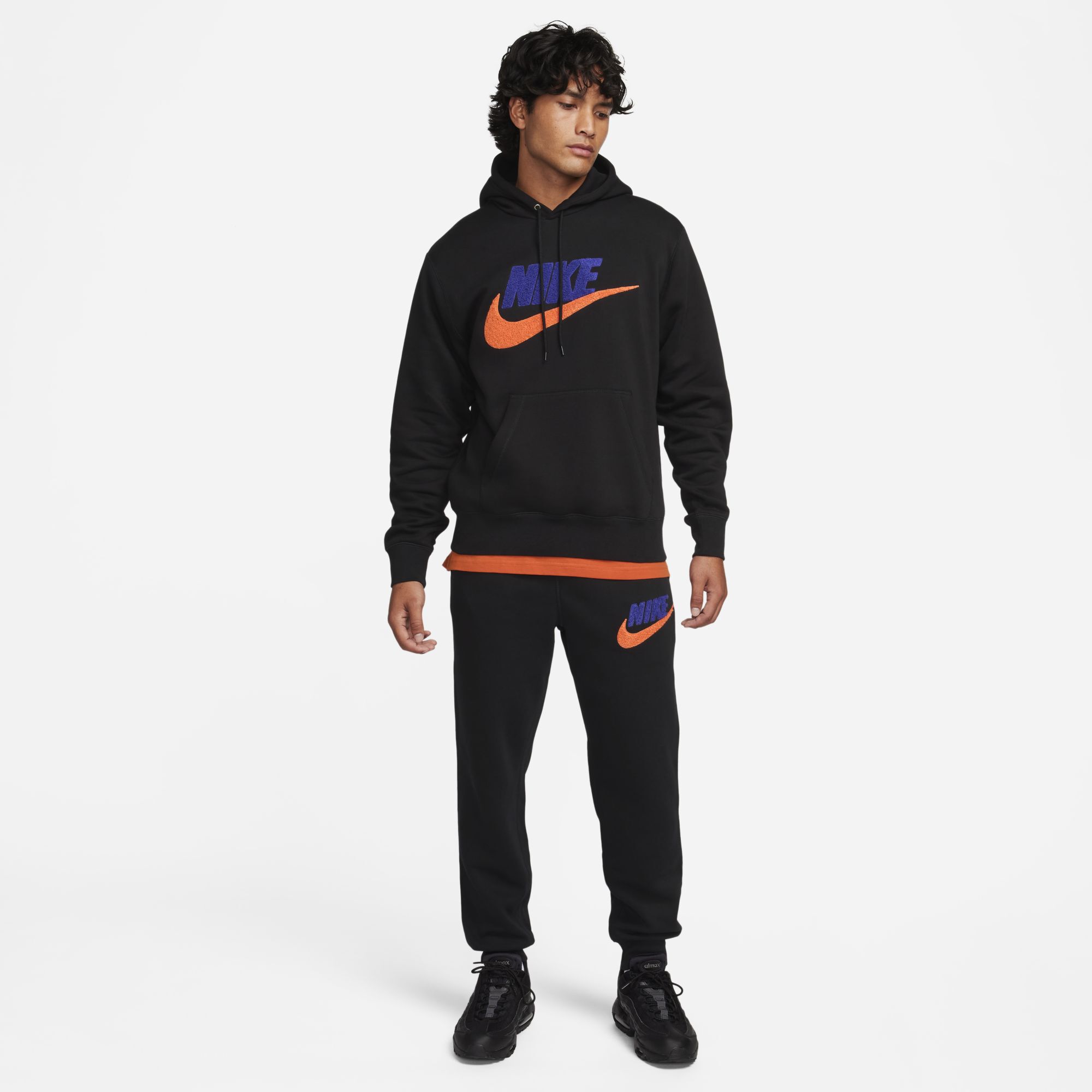 Nike Club Fleece, Negro/Negro, hi-res