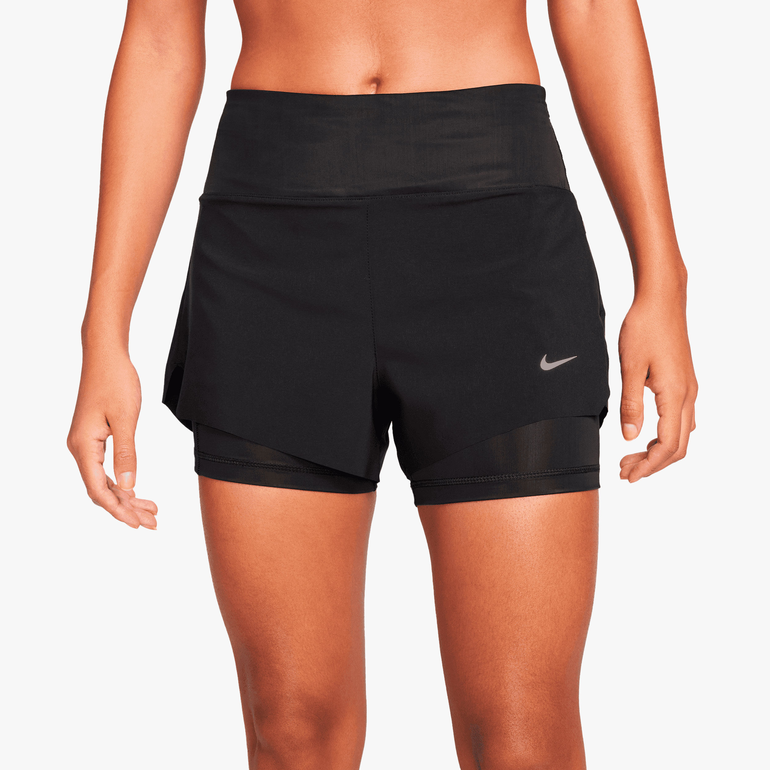 Nike Dri-FIT Swift, Negro/Plata Reflectante, hi-res