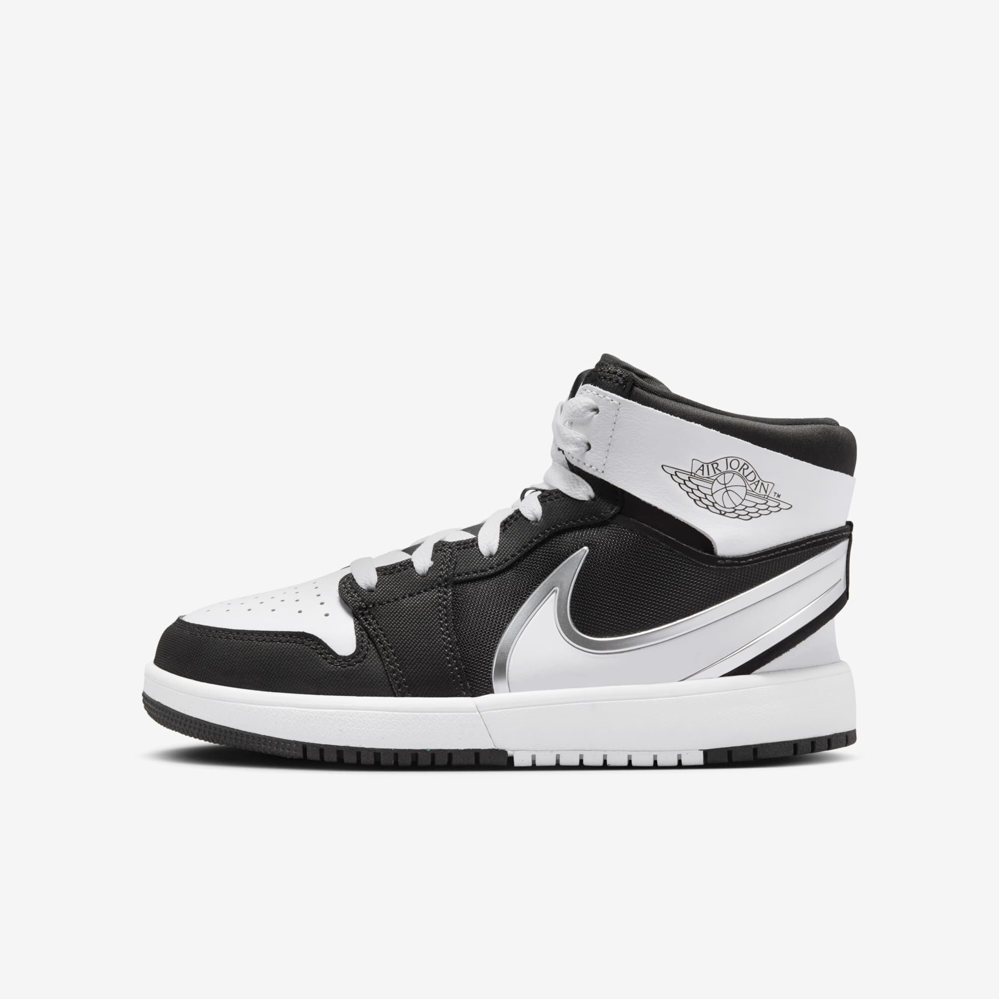 Jordan 1 Mid RM EasyOn, Negro/Blanco, hi-res