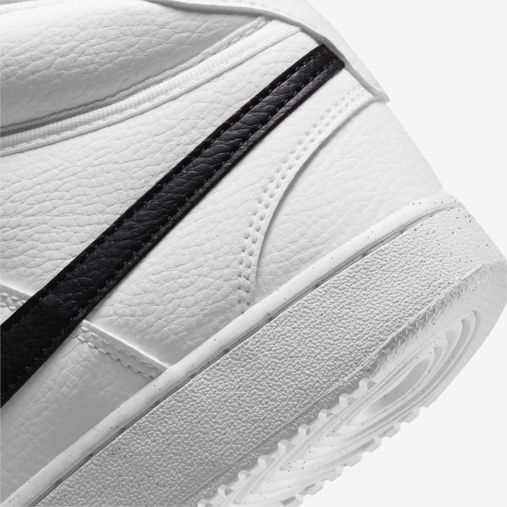 Nike Court Vision Mid Next Nature, Blanco/Blanco/Negro, hi-res