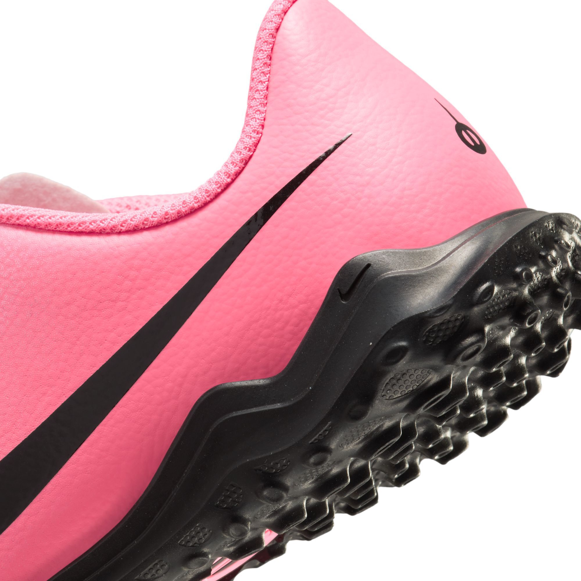 Nike Jr. Tiempo Legend 10 Club TF, Espuma Rosa /Negro, hi-res