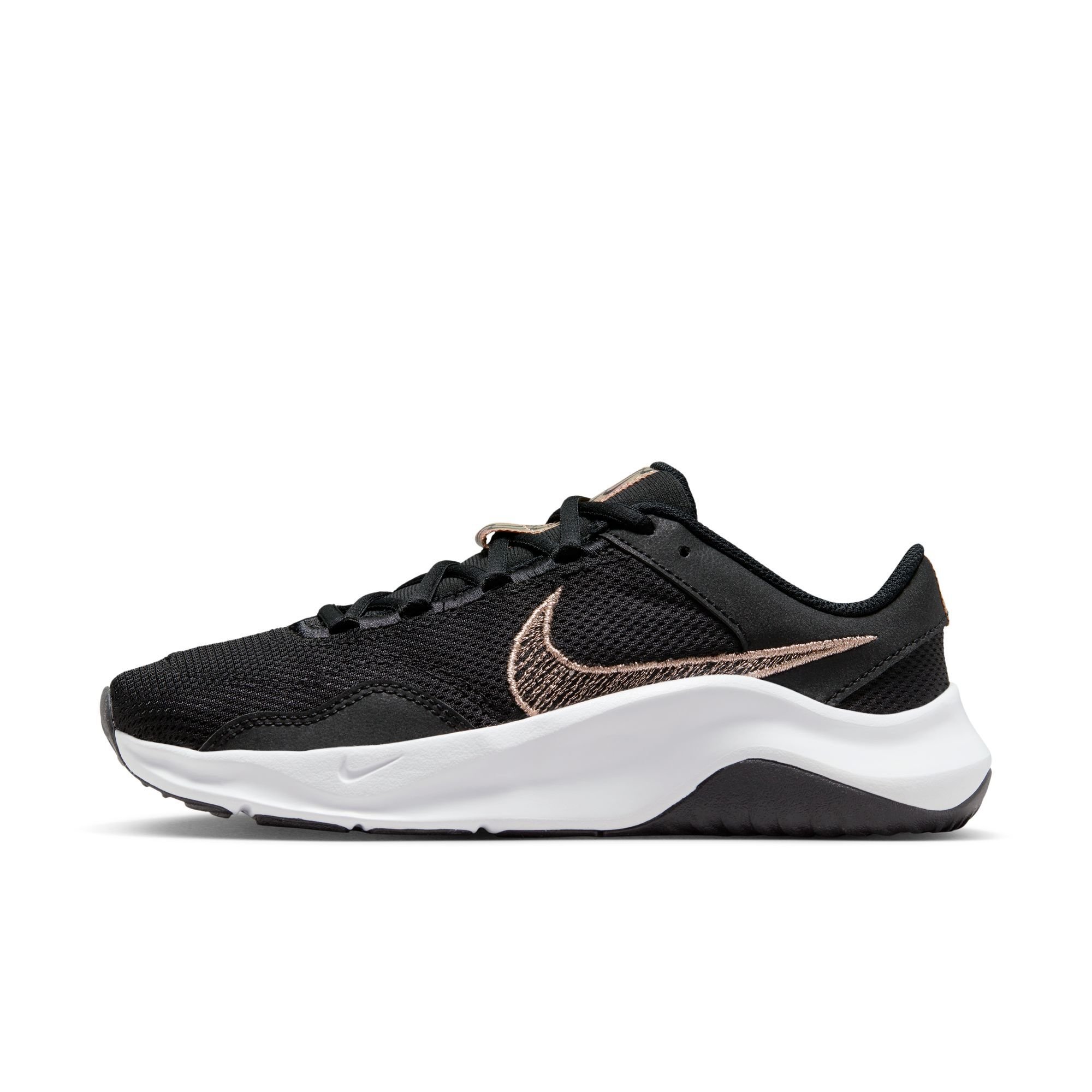 Nike Legend Essential 3 NN P, Negro/Rojo Bronce-Blanco, hi-res