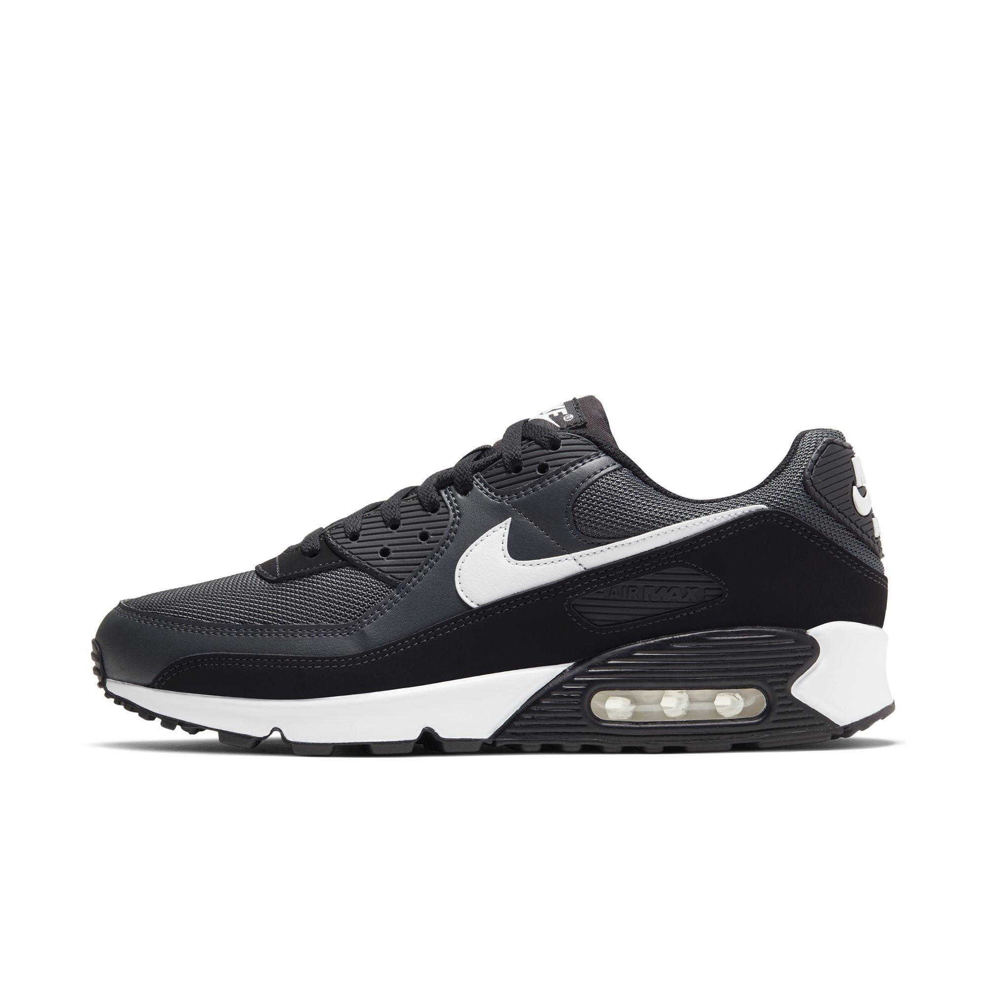 Nike Air Max 90, Gris hierro/Gris humo oscuro/Negro/Blanco, hi-res