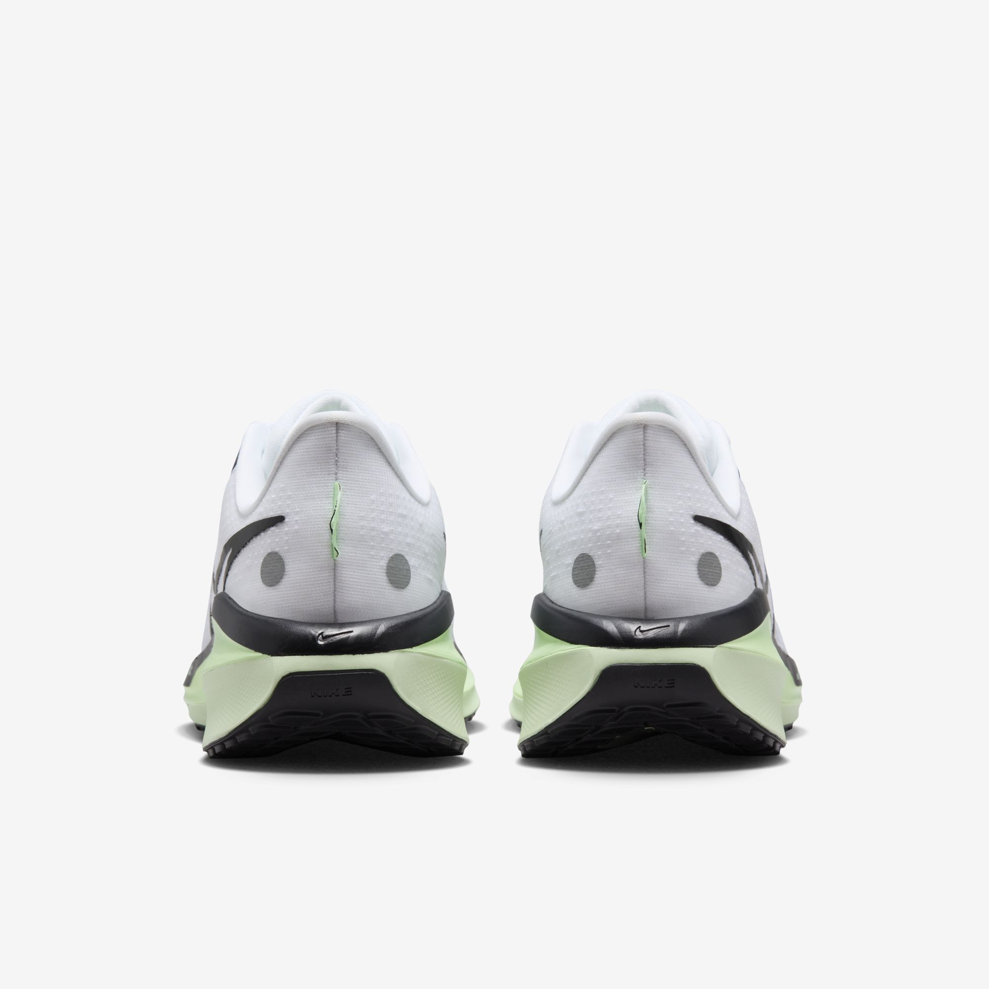 Nike Vomero 17, Blanco/Negro-Vapor Verde-Golpe Verde, hi-res