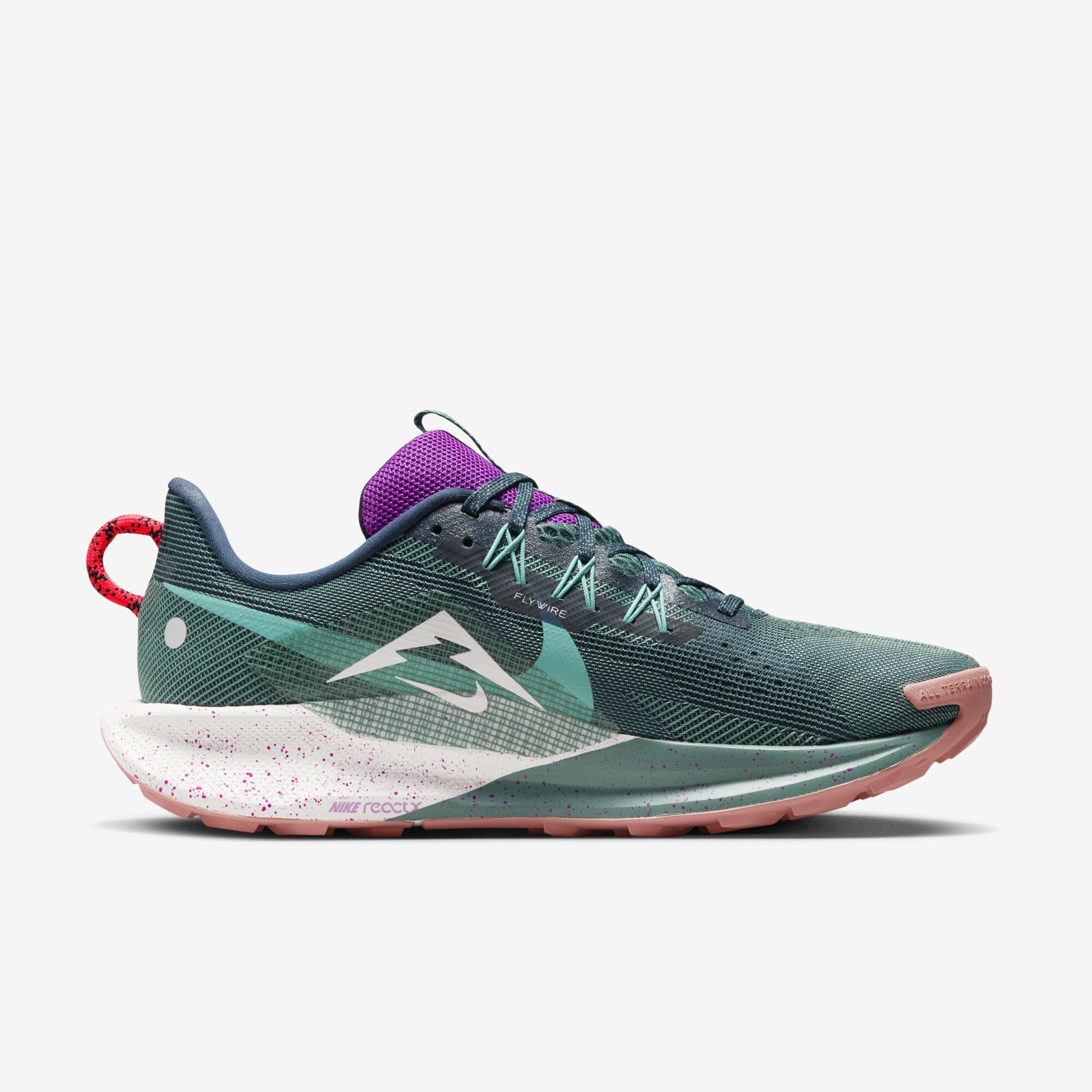 Nike Pegasus Trail 5, Azul Marino Militar/Uva Vivo/Escarcha Verde/Fantasma, hi-res