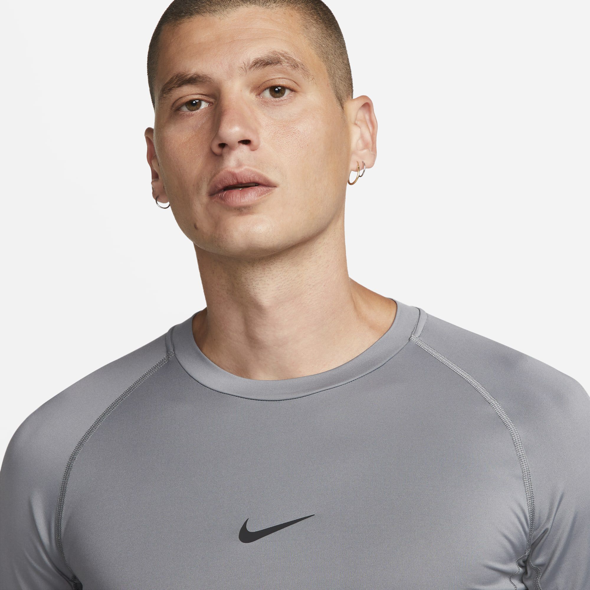 Nike Pro, Gris Humo/Negro, hi-res