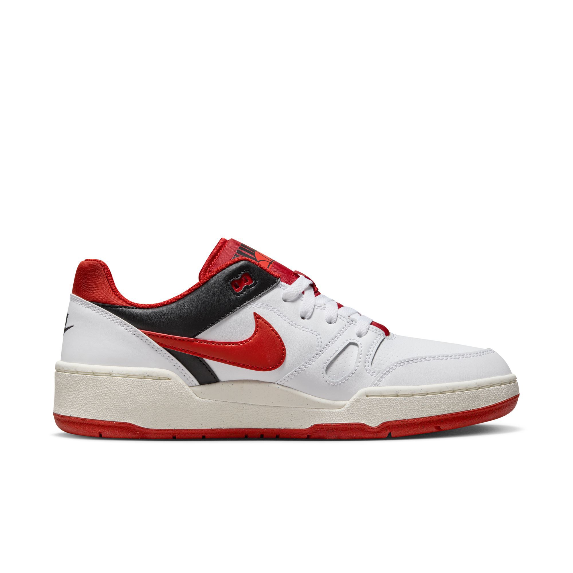 Nike Full Force Low, Blanco/Negro/Vela/Rojo místico, hi-res