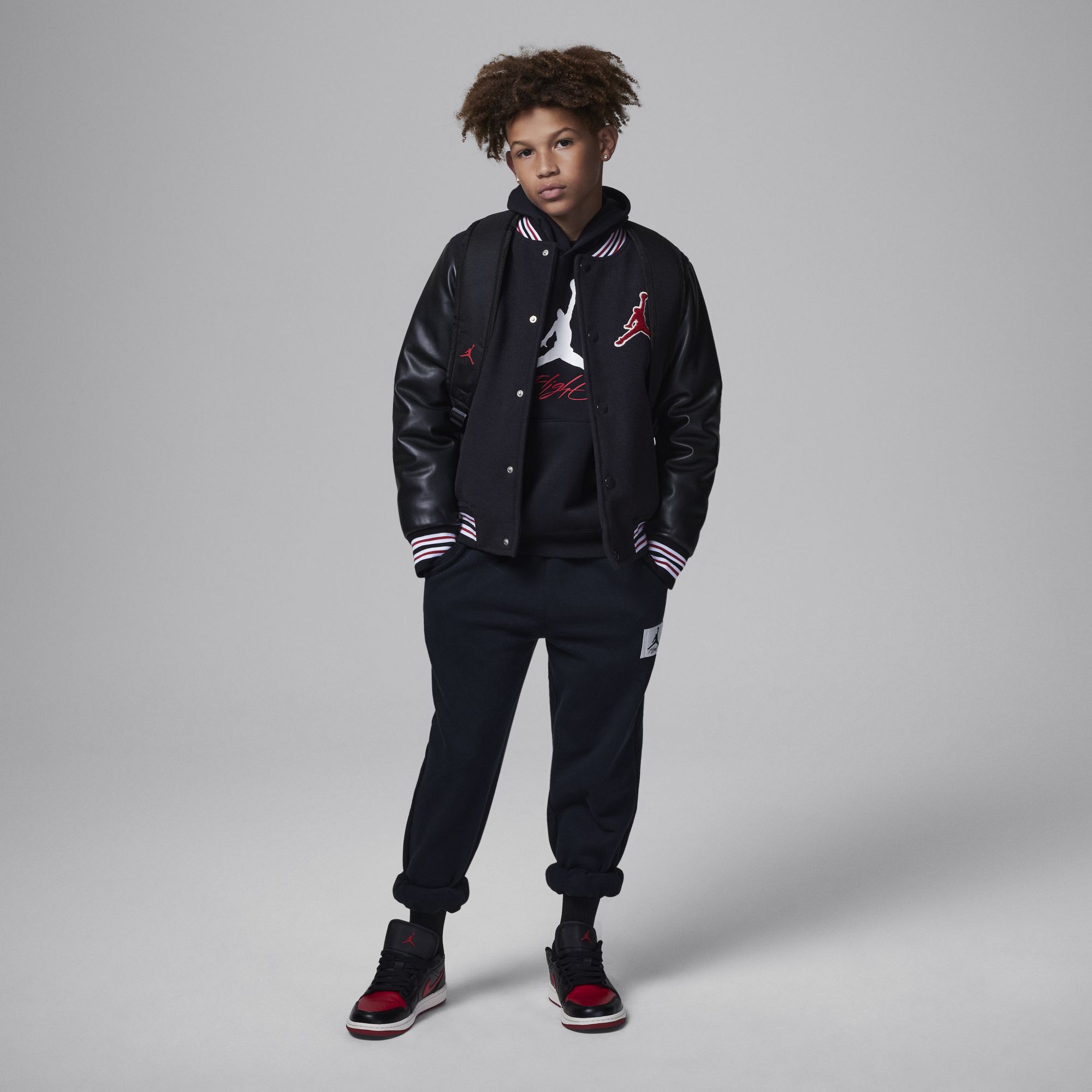 Jordan MJ Baseline Pullover, Negro, hi-res