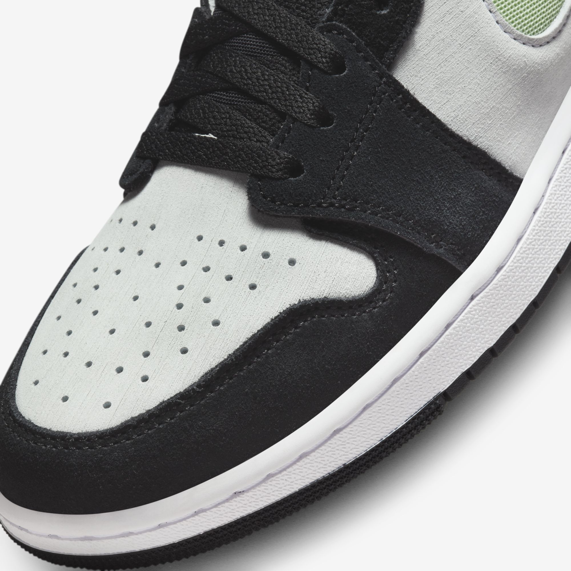 Air Jordan 1 Zoom Comfort 2, Blanco/Negro/Pulpa dulce/Verde vapor, hi-res