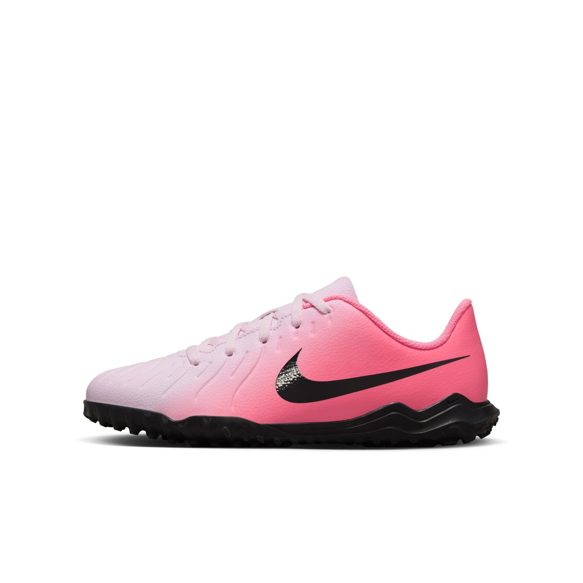 Nike Jr. Tiempo Legend 10 Club TF, Espuma Rosa /Negro, hi-res