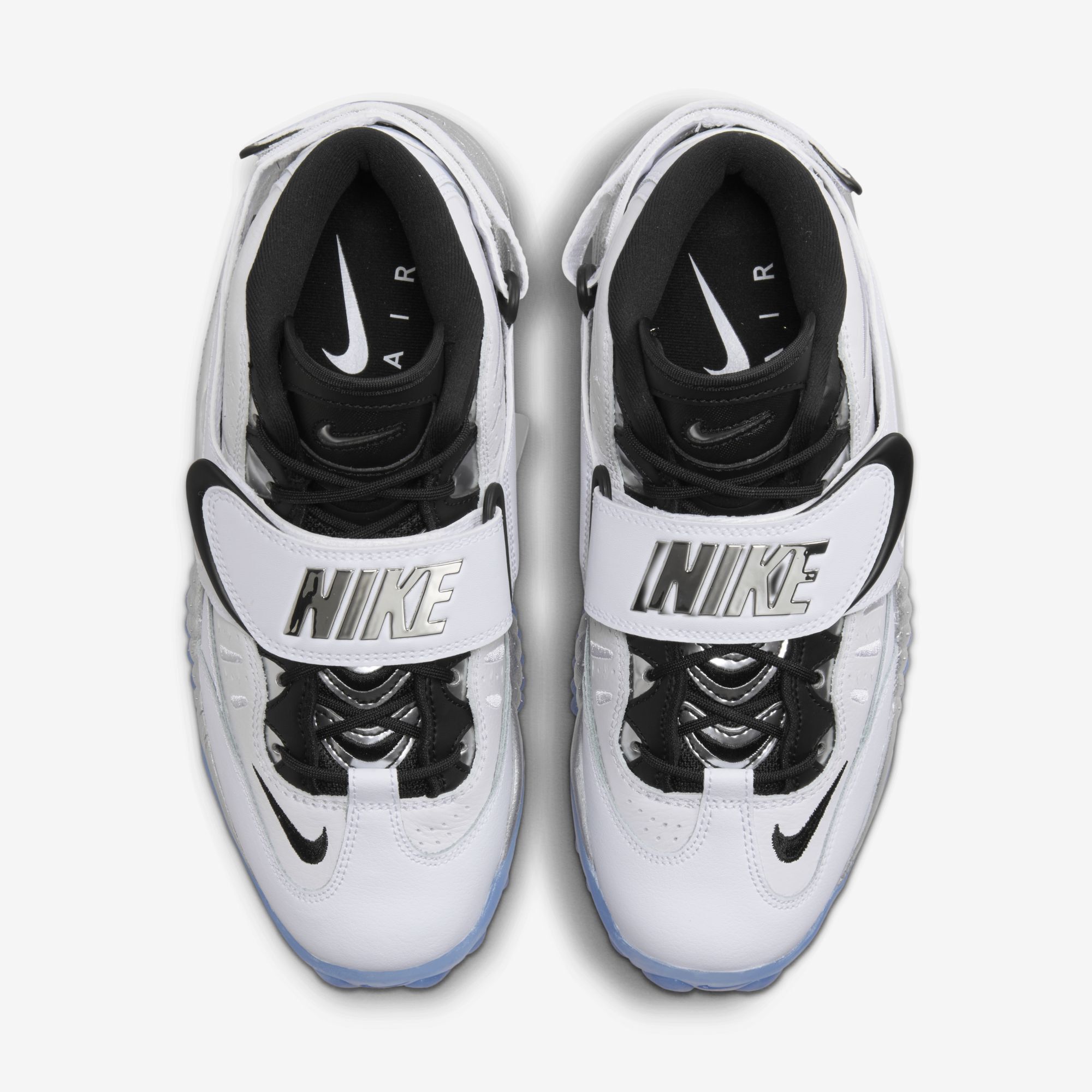 Nike Air Adjust Force 2023, Blanco/Negro/Transparente/Plata metalizado, hi-res