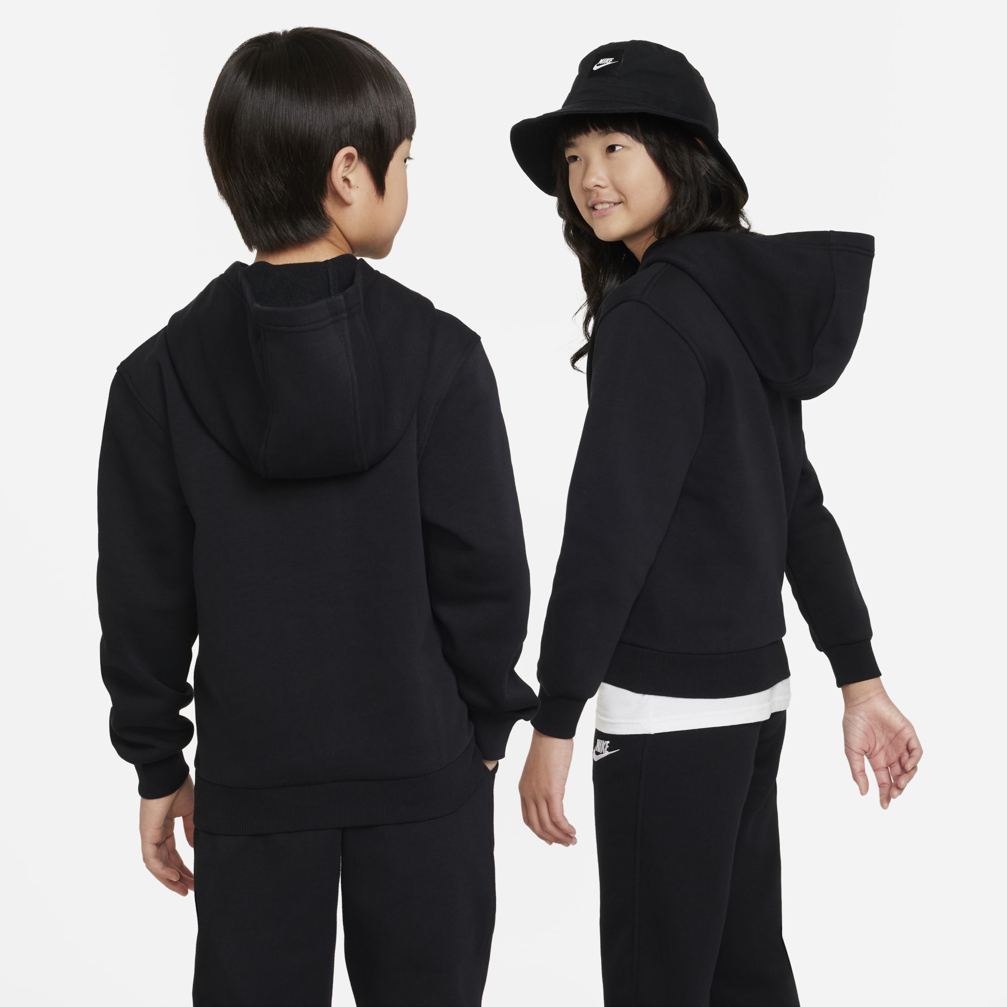 Nike Sportswear Club Fleece, Blanco/Negro, hi-res