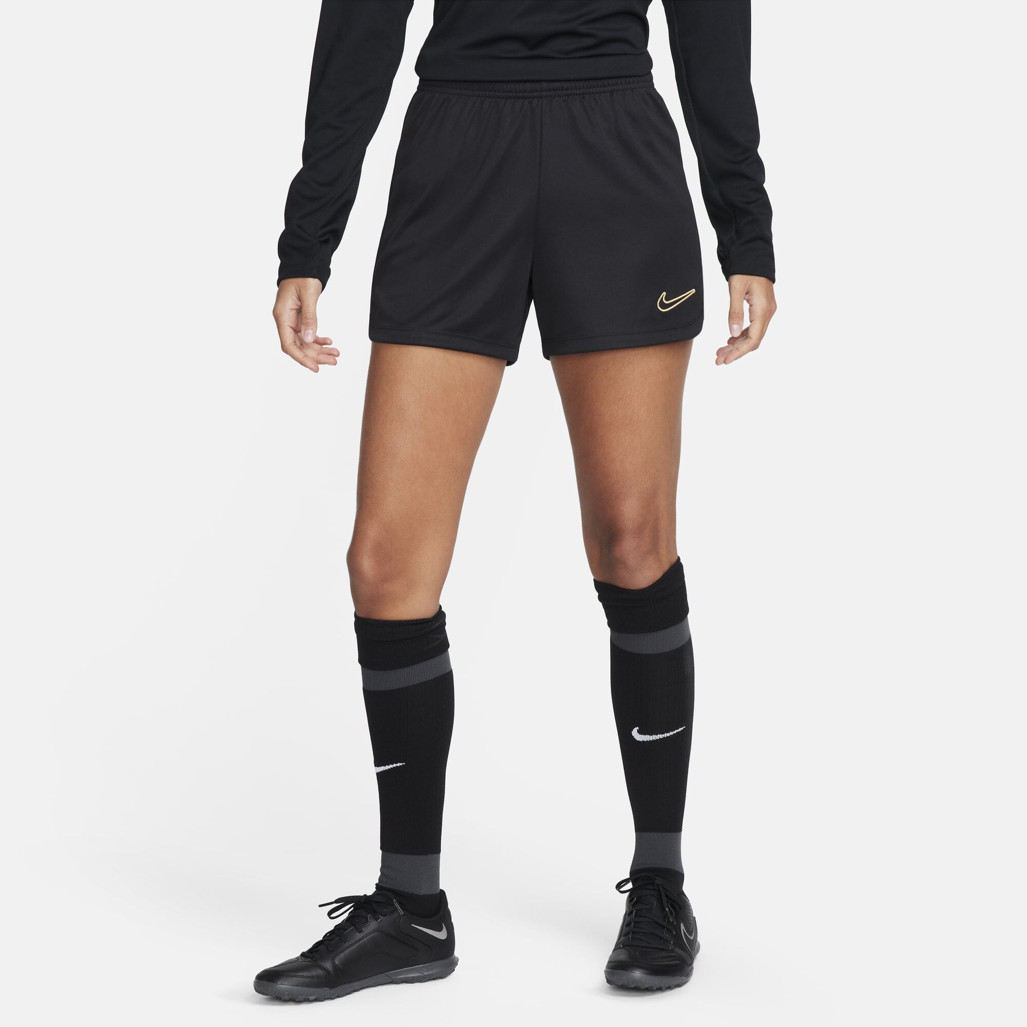 Nike Dri-FIT Academy 23, Negro/Negro/Oro metalizado, hi-res