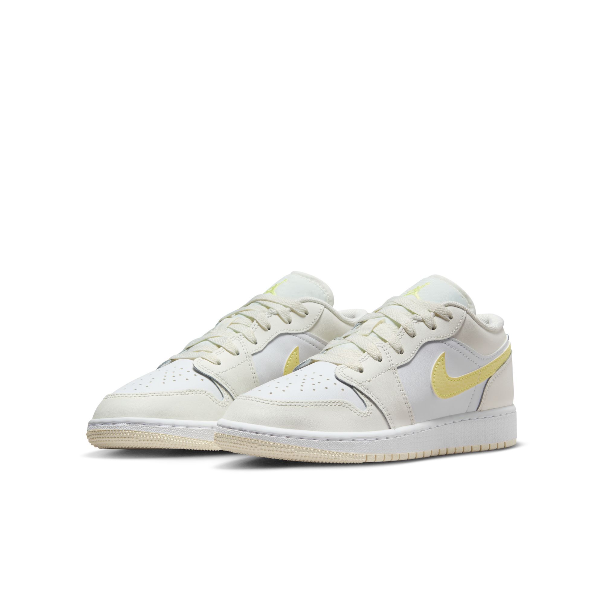 Air Jordan 1 Low, Vela/Blanco/Fucsia Láser/Naranja Láser Claro, hi-res