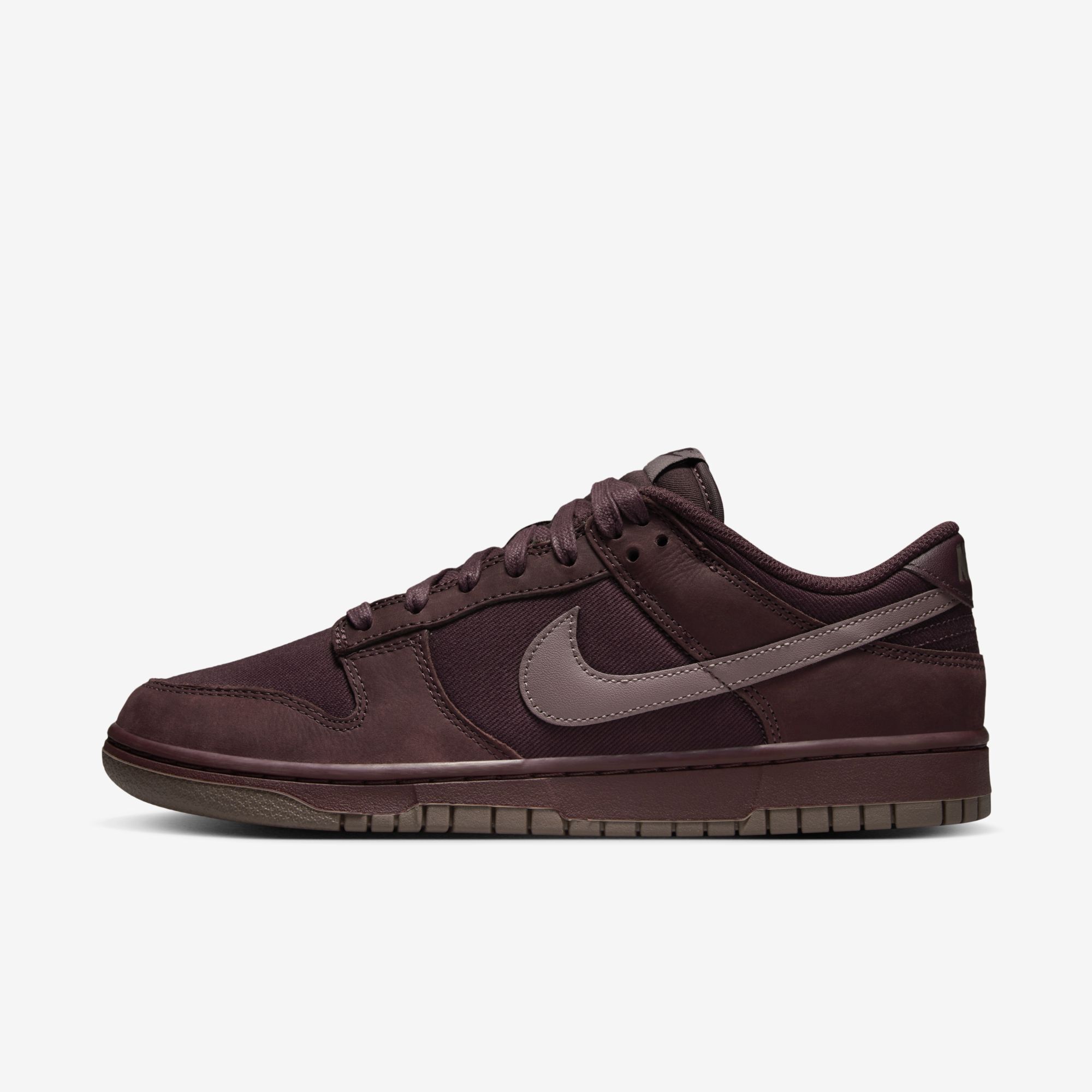 Nike Dunk Low Retro Premium, Aplastamiento Burdeos/Eclipse de Ciruela, hi-res