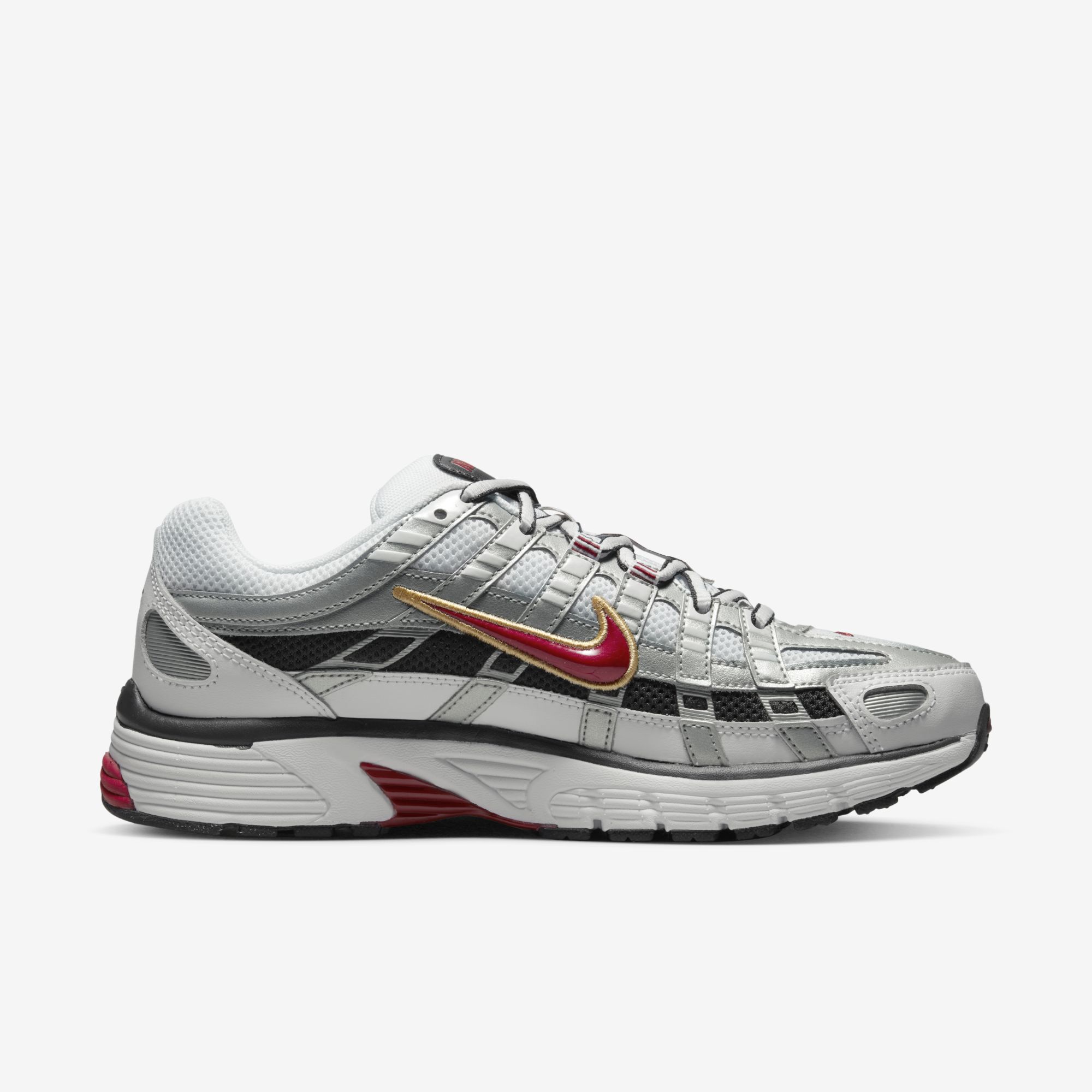 Nike P6000, Blanco/Rojo Varsity-Mtlc Platino, hi-res