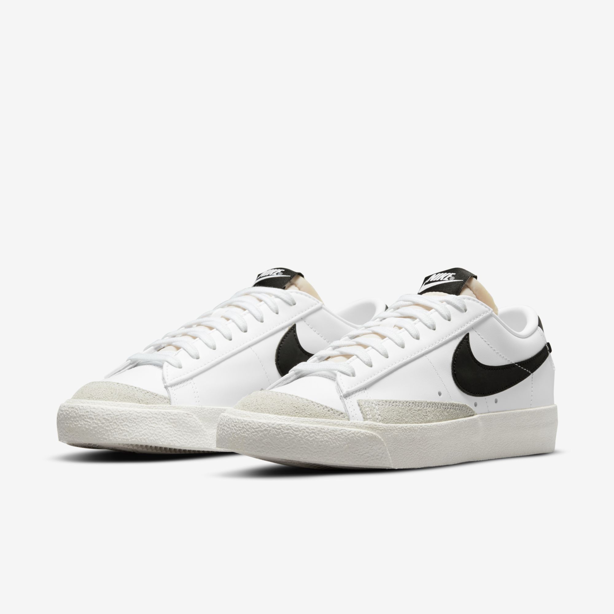 Nike Blazer Low '77, Blanco/Negro-Vela-Blanco, hi-res