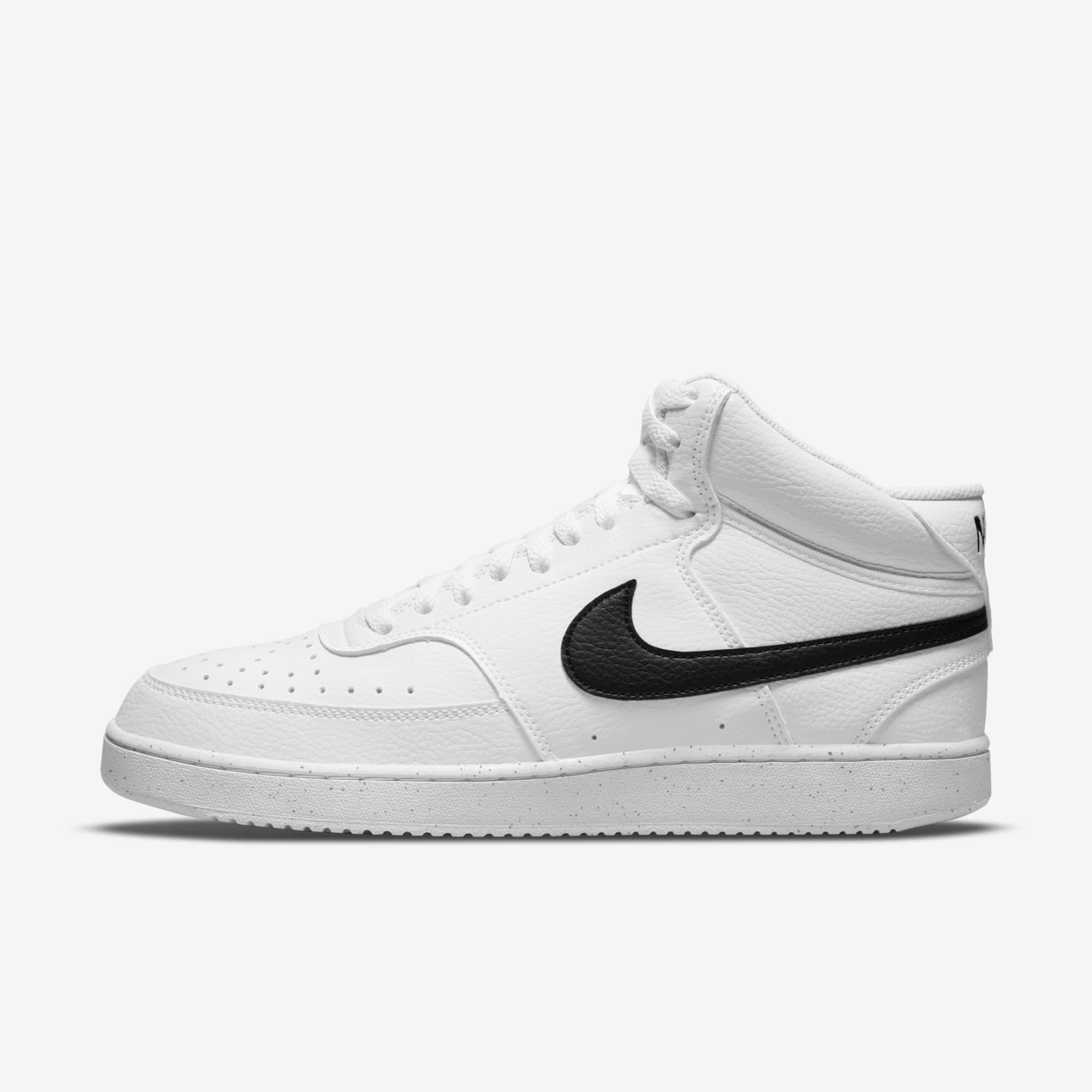 Nike Court Vision Mid Next Nature, Blanco/Blanco/Negro, hi-res