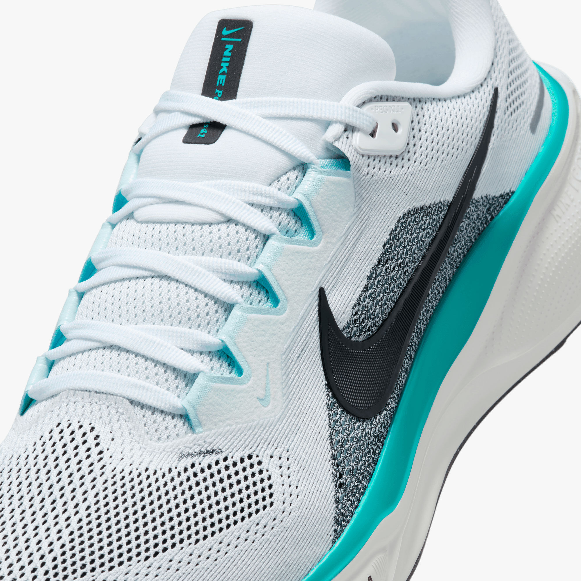 Nike Pegasus 41, Blanco/Cactus empolvado/Azul glacial/Negro, hi-res