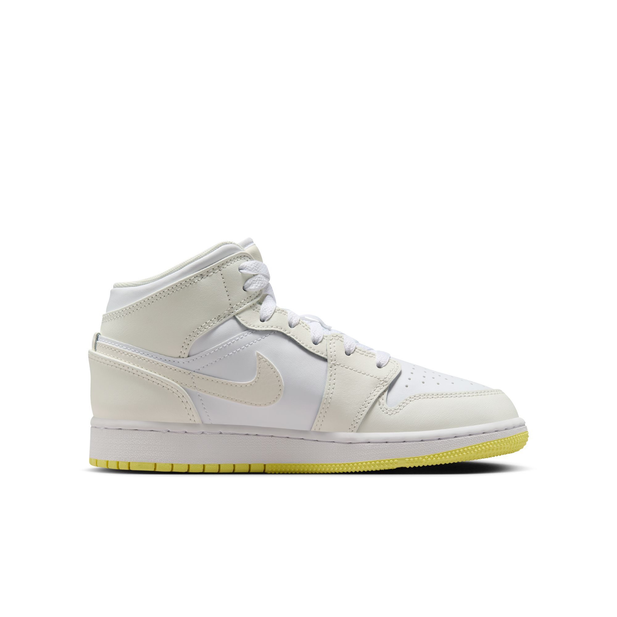 Air Jordan 1 Mid, Vela/Laser Claro Naranja-Blanco, hi-res