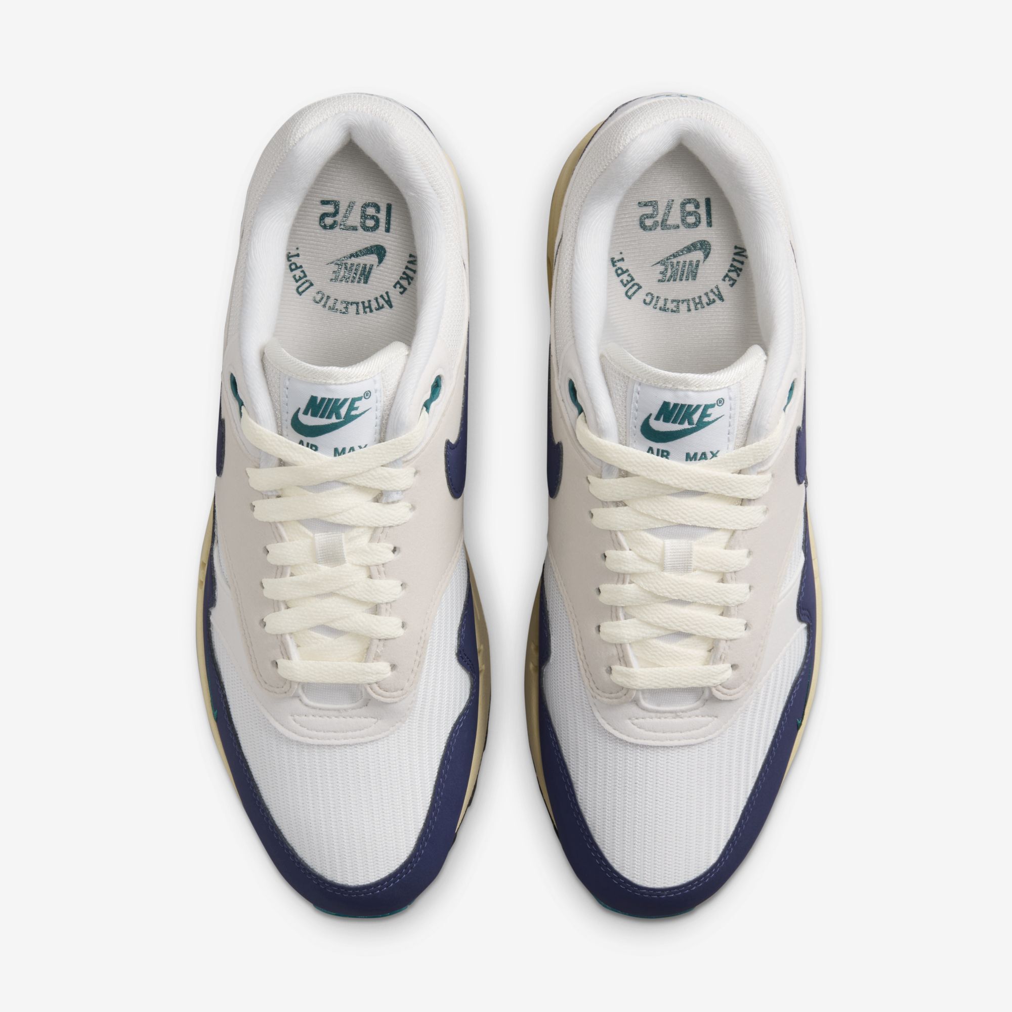 Nike Air Max 1, Vela/Marrón verdoso claro/Fantasma/Azul royal intenso, hi-res