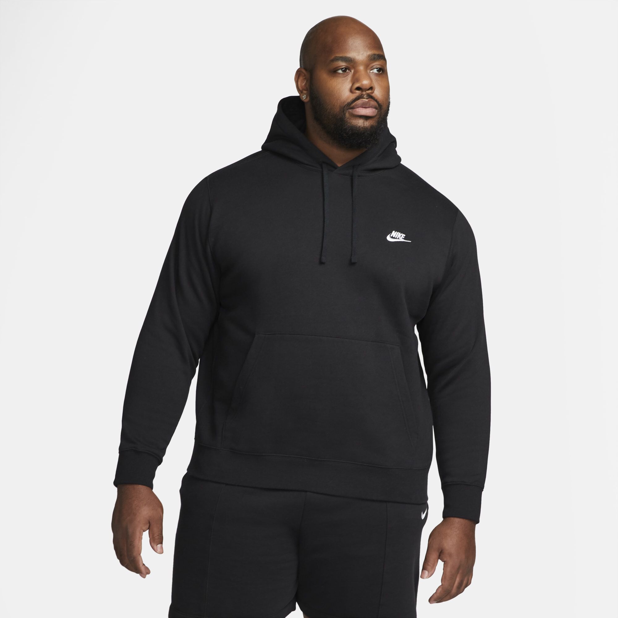 Nike Sportswear Club Fleece, Negro/Negro/Blanco, hi-res