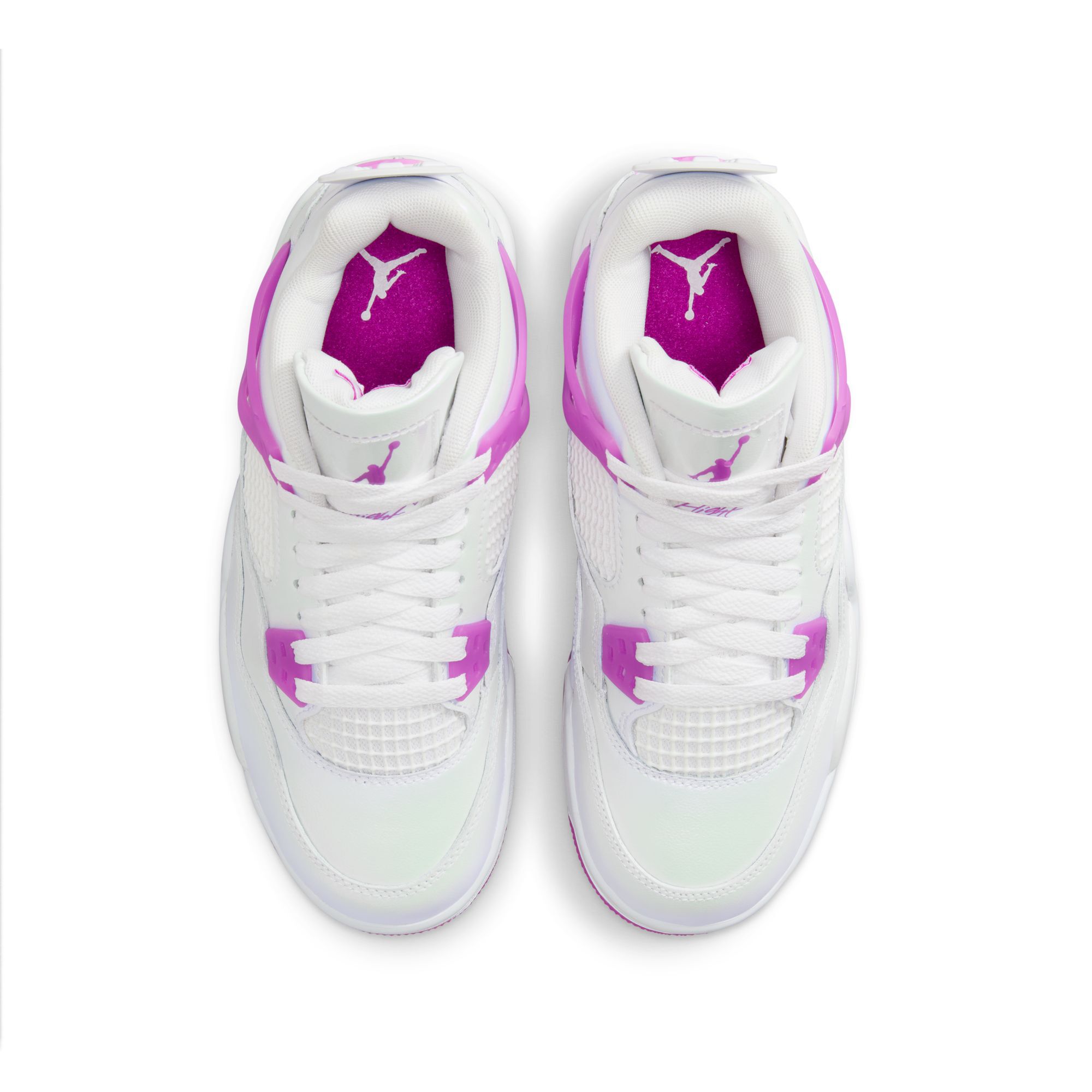 Air Jordan 4 Retro, Blanco/Hiper Violeta, hi-res