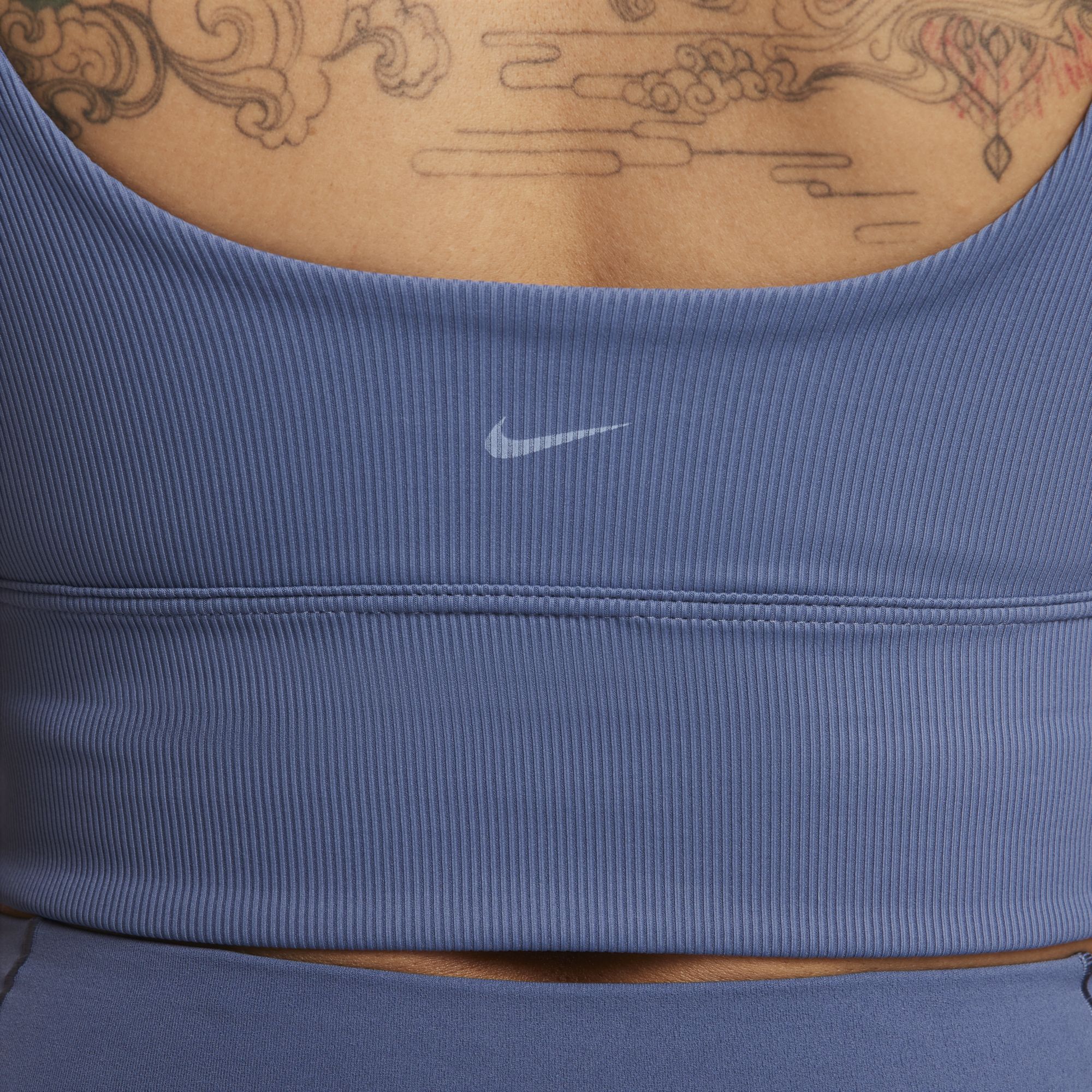 Nike Zenvy Rib, Azul Difusido/Azul Difusido/Blanco, hi-res