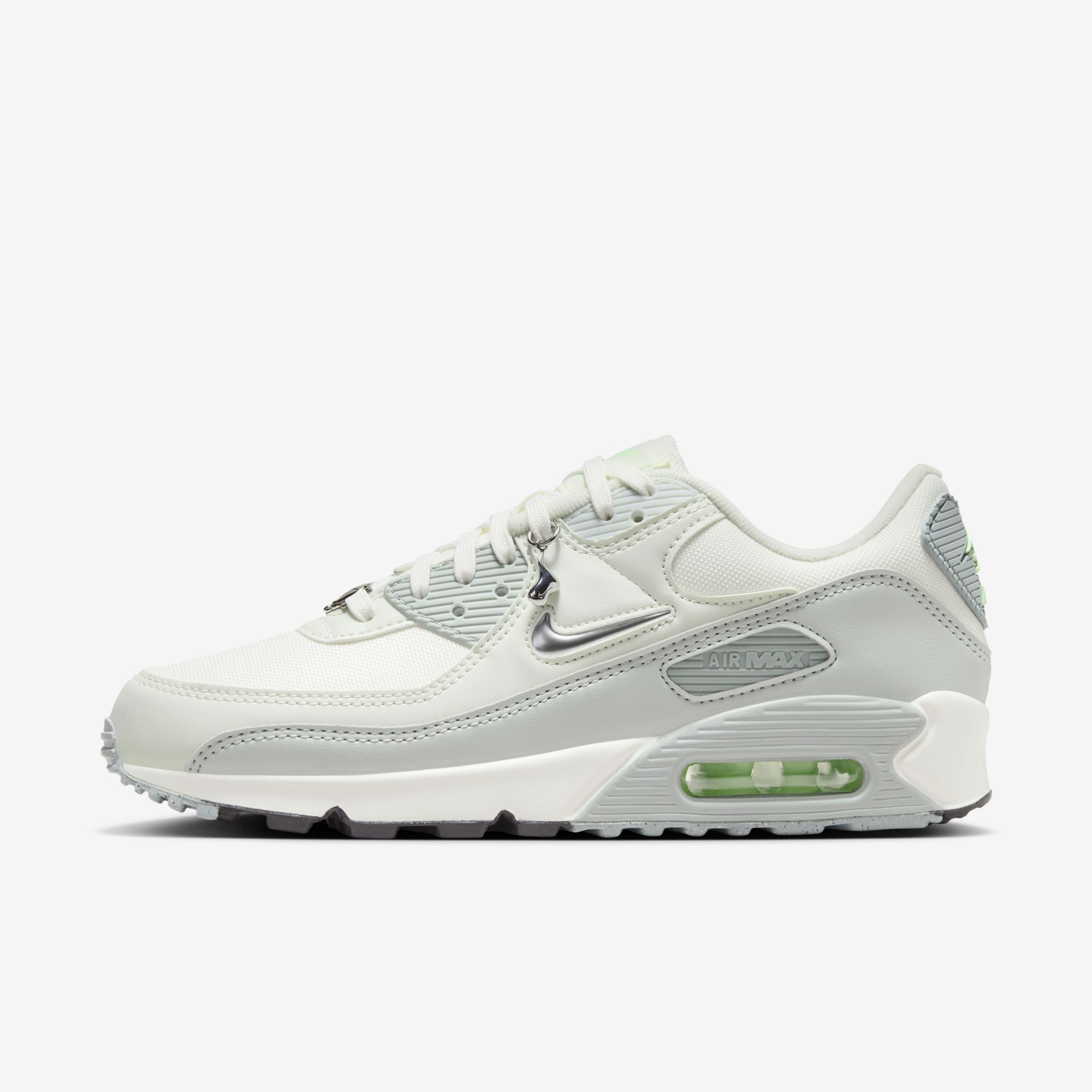 Nike Air Max 90 SE, Vela/Plata metalizado-Vidrio marino, hi-res